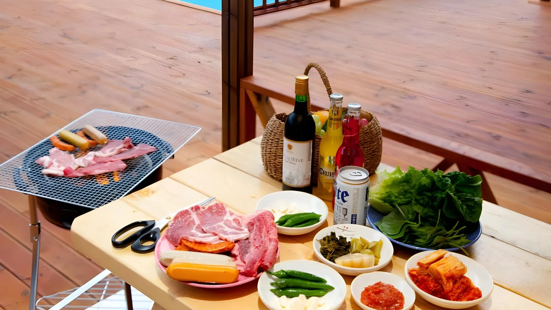 밀양시 자연누리 펜션 1성급 게스트하우스 레스토랑