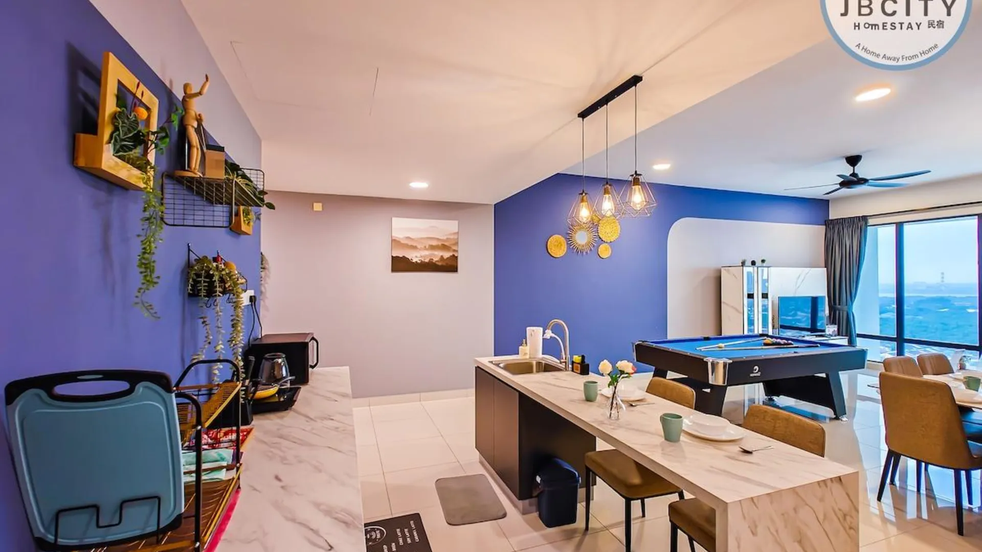 조호바루 / 조호르바루 수투랑바루의 프라이빗 하우스 (128m², 침실 3개, 프라이빗 욕실 2개) 4성급 싱글룸 전망