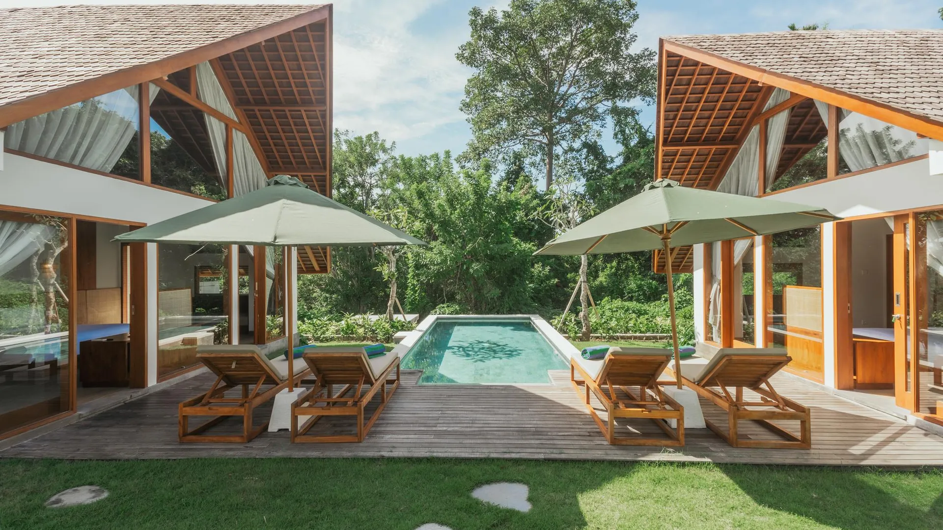 발리 아르파나 럭셔리 프라이빗 풀 빌라 4성급 호텔 객실