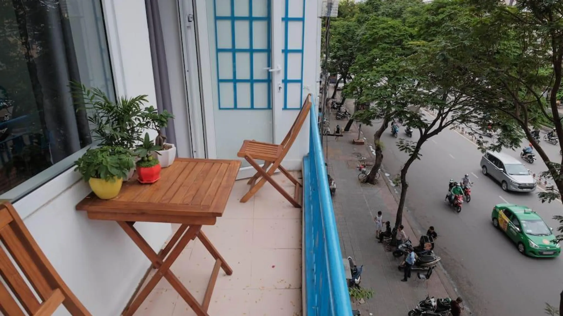 호치민 1군의 스튜디오 아파트먼트 (40m², 프라이빗 욕실 1개) 2성급 싱글룸 레스토랑