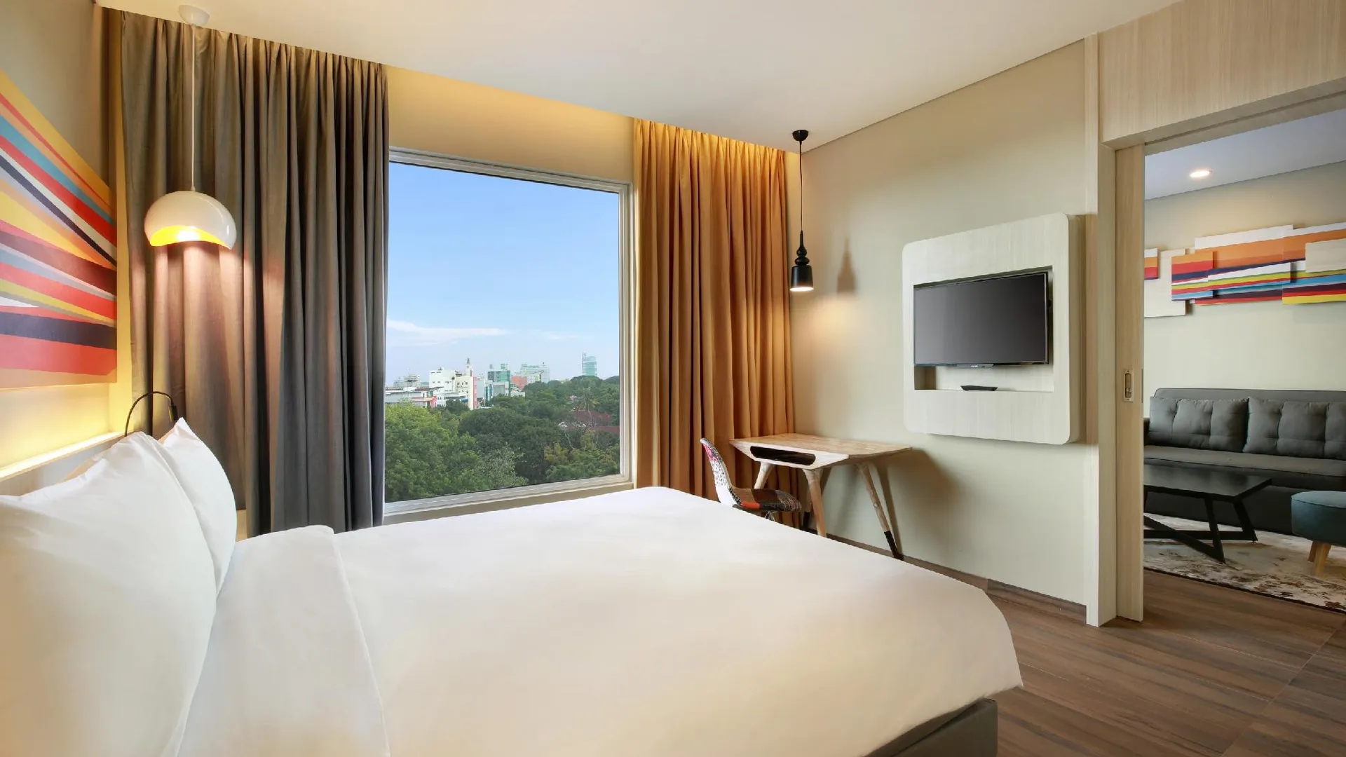 마카사르 이비스 스타일 마카사르 삼 라투랑이 3성급 호텔 전망