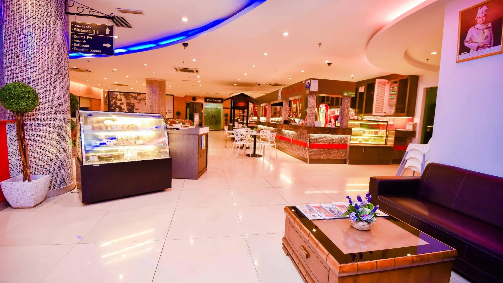 세리 만중 리츠 가든 호텔 만중 2성급 호텔 객실