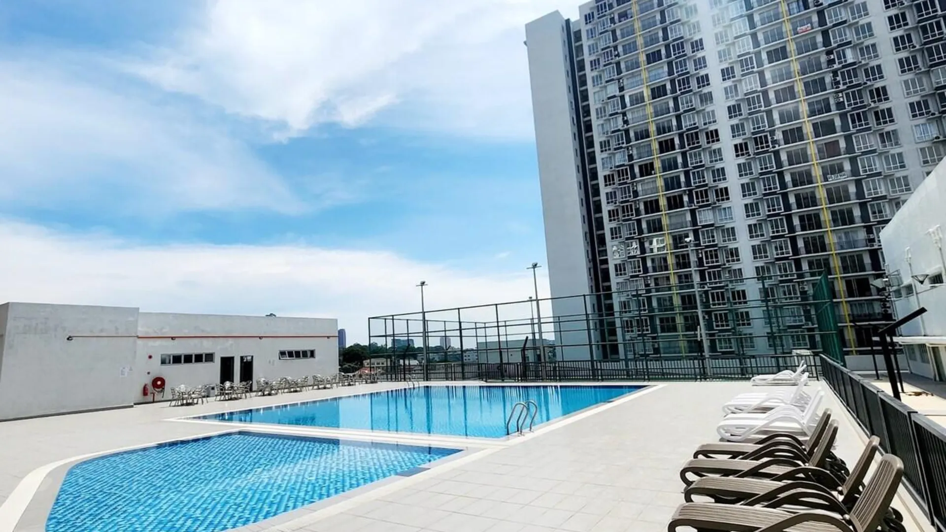 말라카 말라카 시내의 프라이빗 하우스 (m², 침실 3개, 프라이빗 욕실 2개) 3성급 싱글룸 수영장