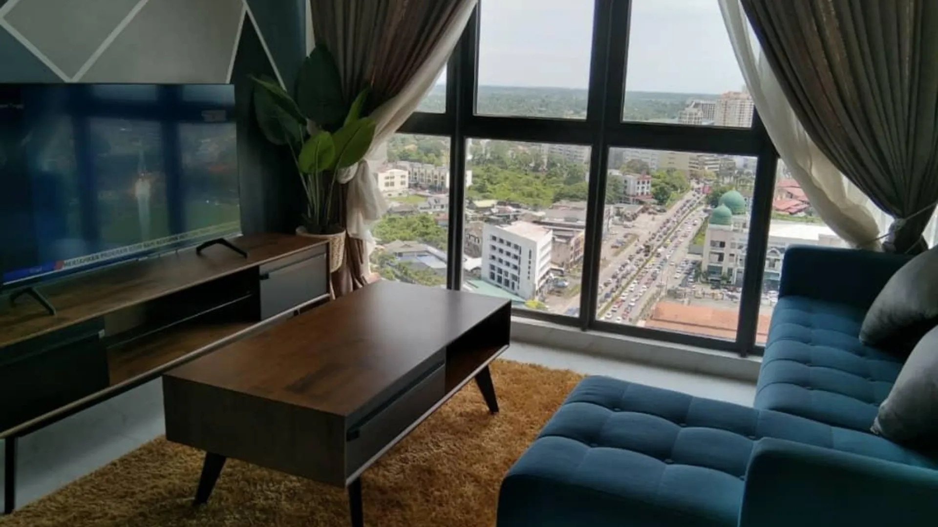 코타바루 코타바루 시내의 프라이빗 하우스 (55m², 침실 1개, 프라이빗 욕실 1개) 3성급 싱글룸 스위트룸