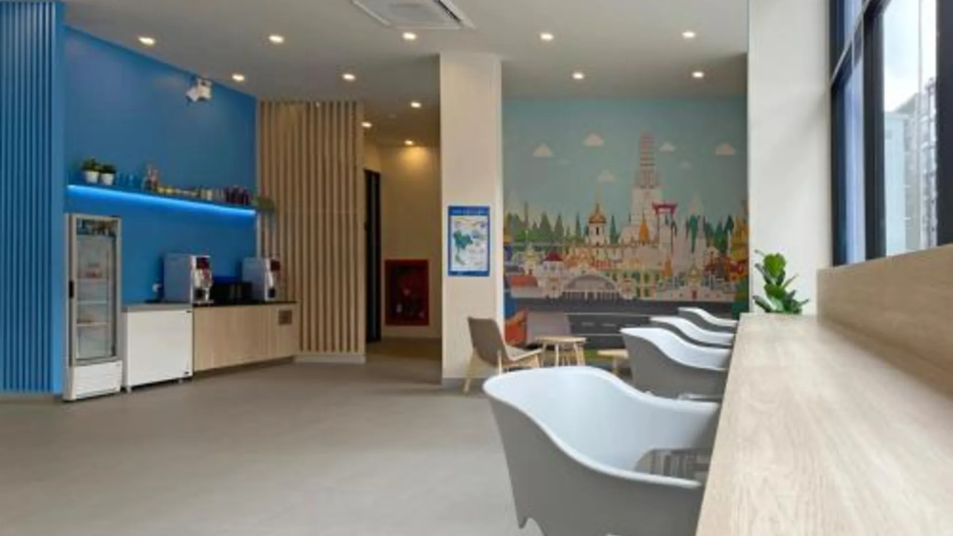 방콕 홉 인 방콕 크룽 톤부리 스테이션 2성급 호텔 로비