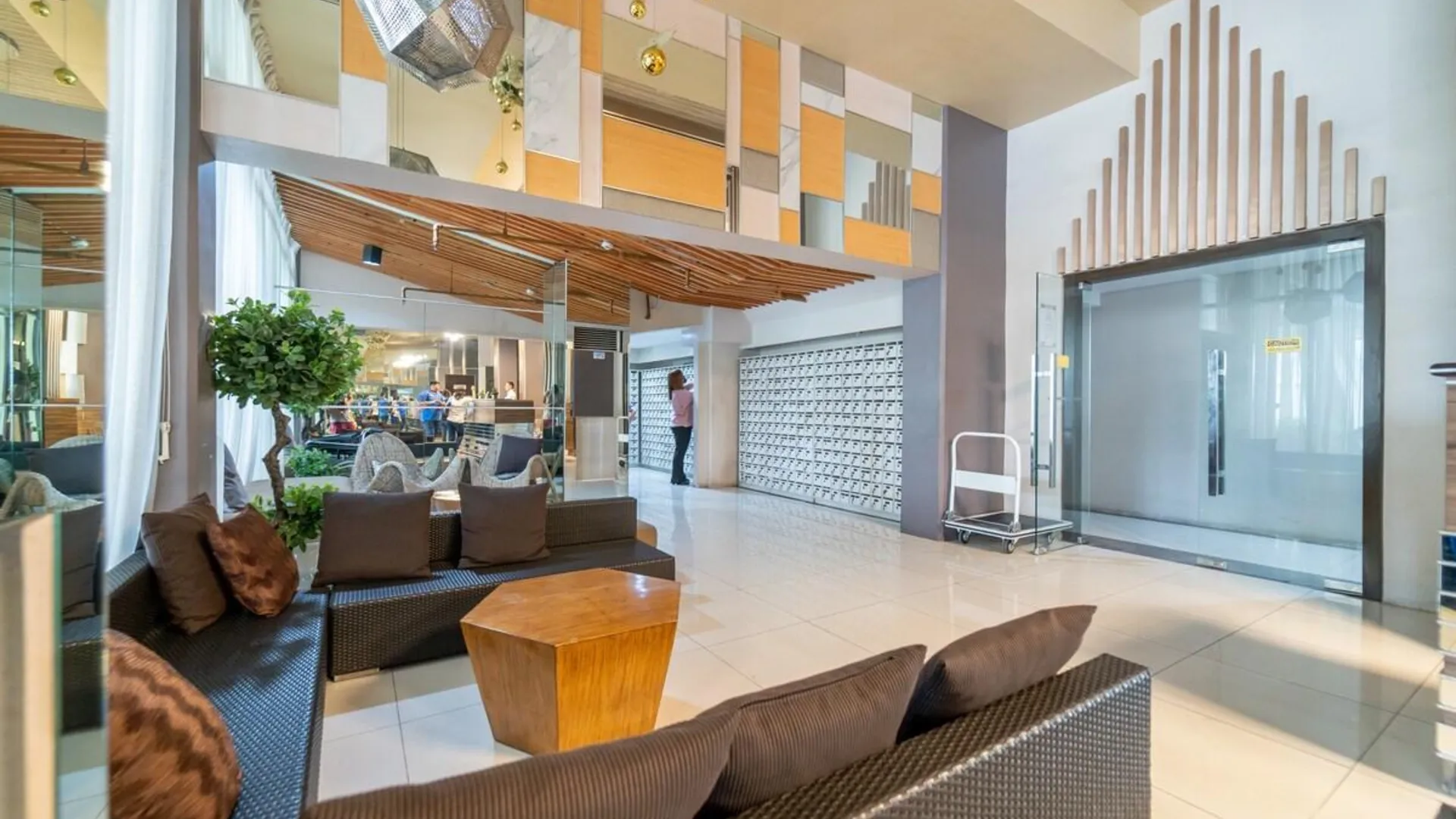 세부 세부 시티의 아파트먼트 (25m², 침실 1개, 프라이빗 욕실 1개) 4성급 싱글룸 전망