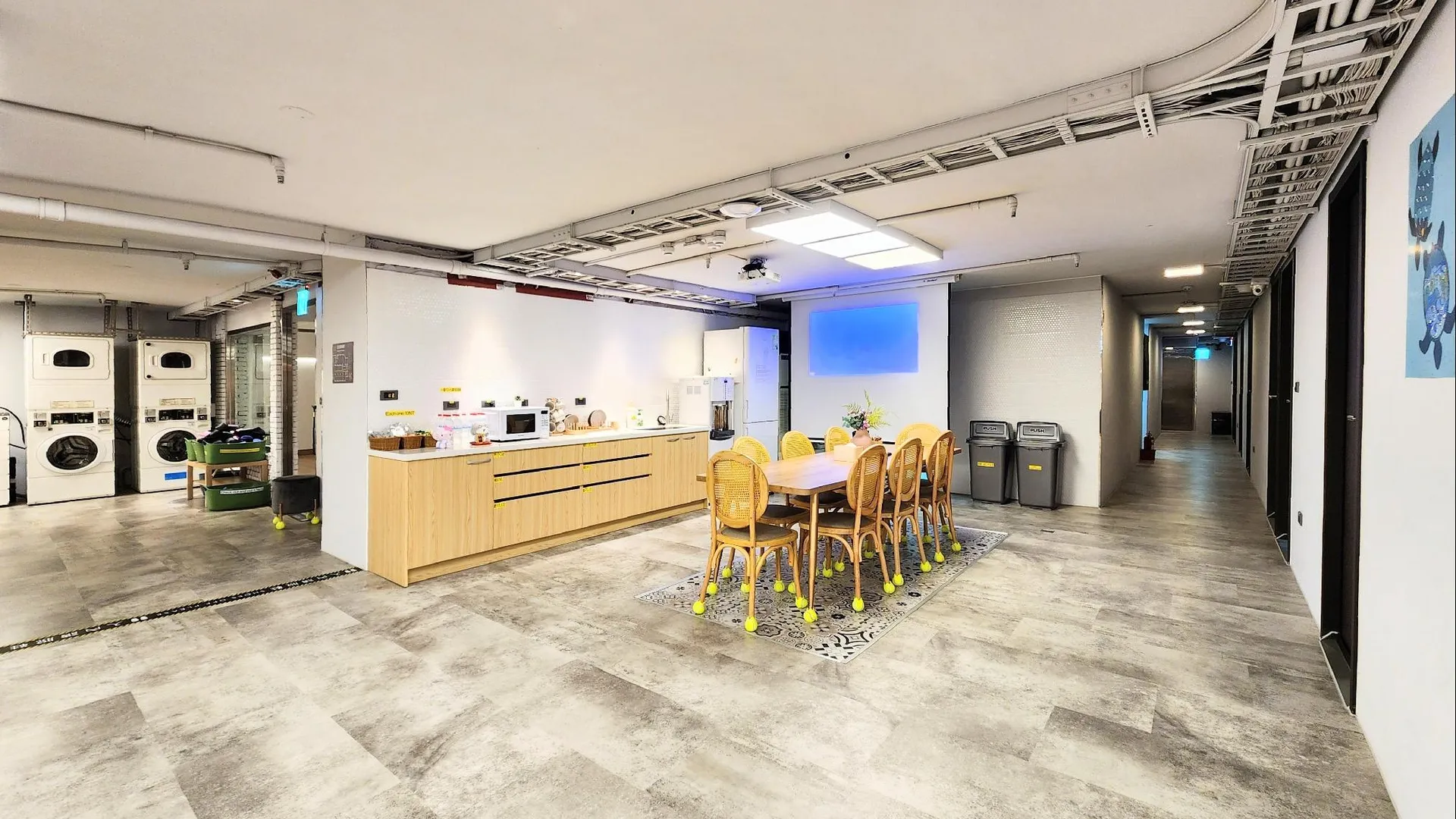 타이베이 저스트 라이브 호스텔 3성급 호텔 로비