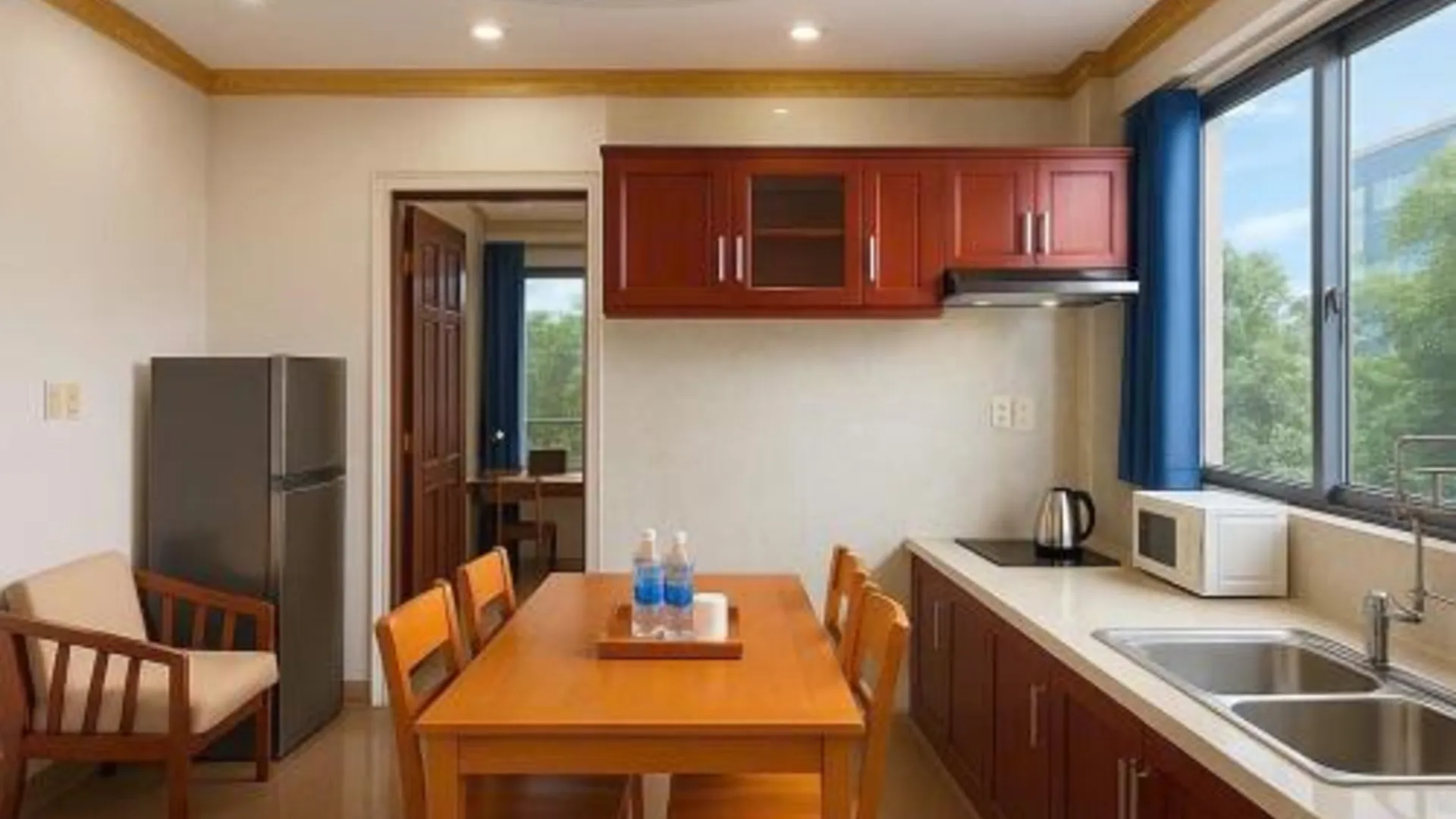 호치민 K&T 호텔-부이비엔 워킹스트리트 근처 3성급 호텔 레스토랑