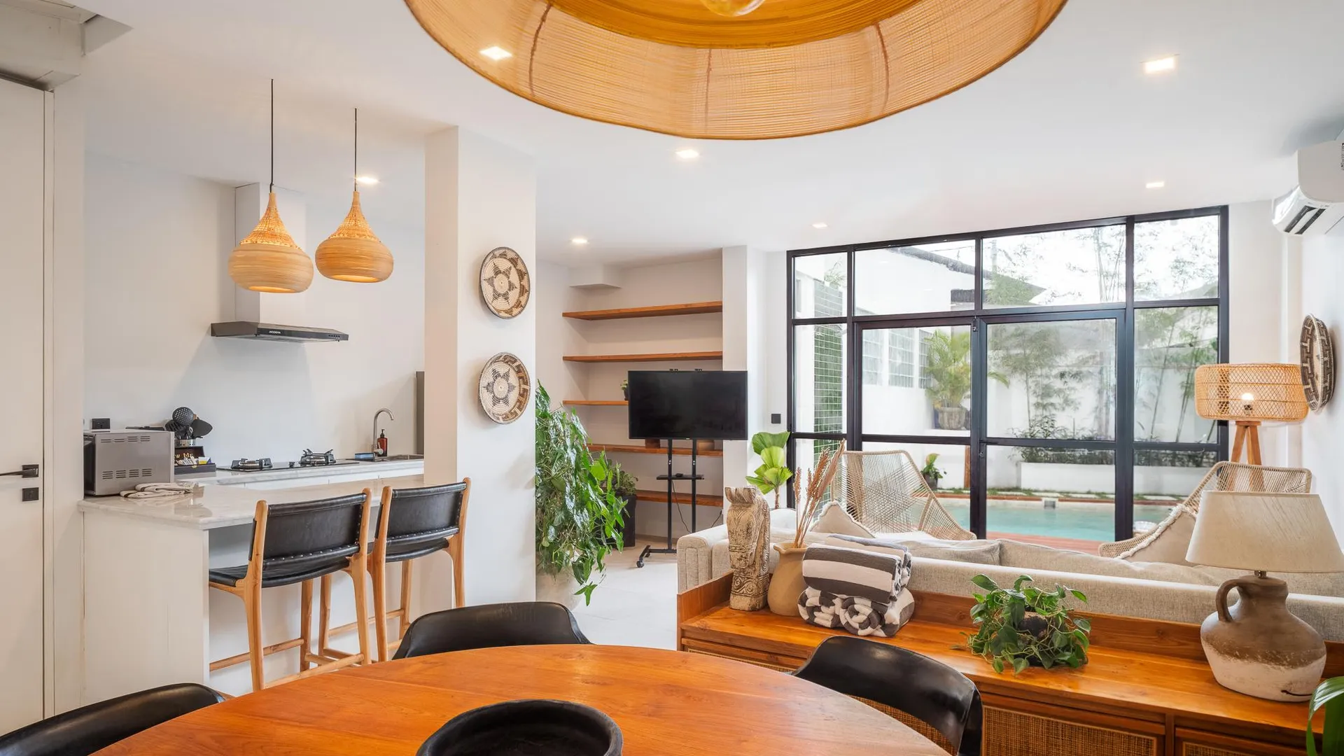 발리 짱구의 프라이빗 하우스 (70m², 침실 1개, 프라이빗 욕실 1개) 3성급 싱글룸 로비