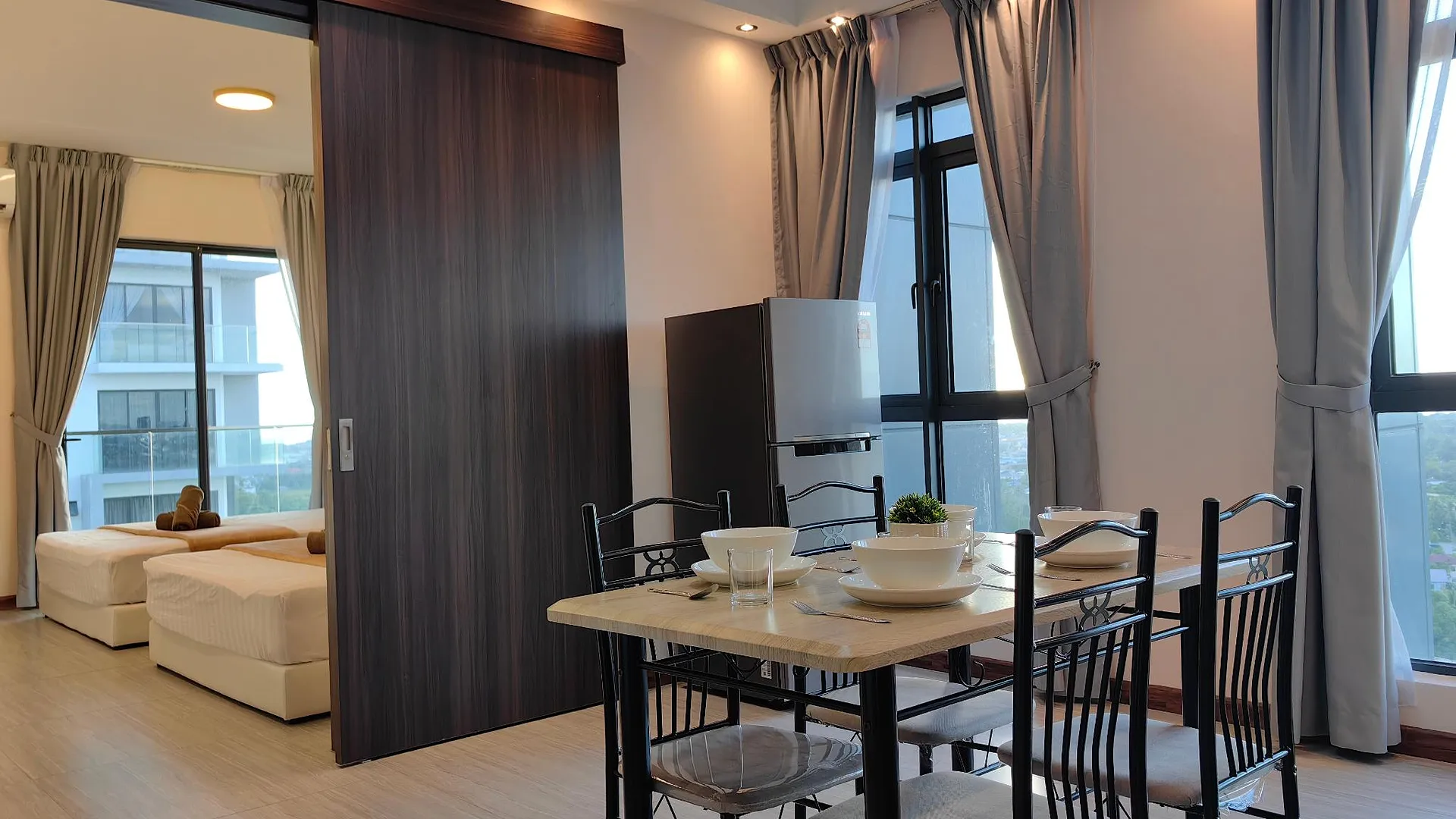 코타키나발루 Free Parking|High Floor|Sunset View|K Avenue 4 Pax 3성급 싱글룸 스위트룸