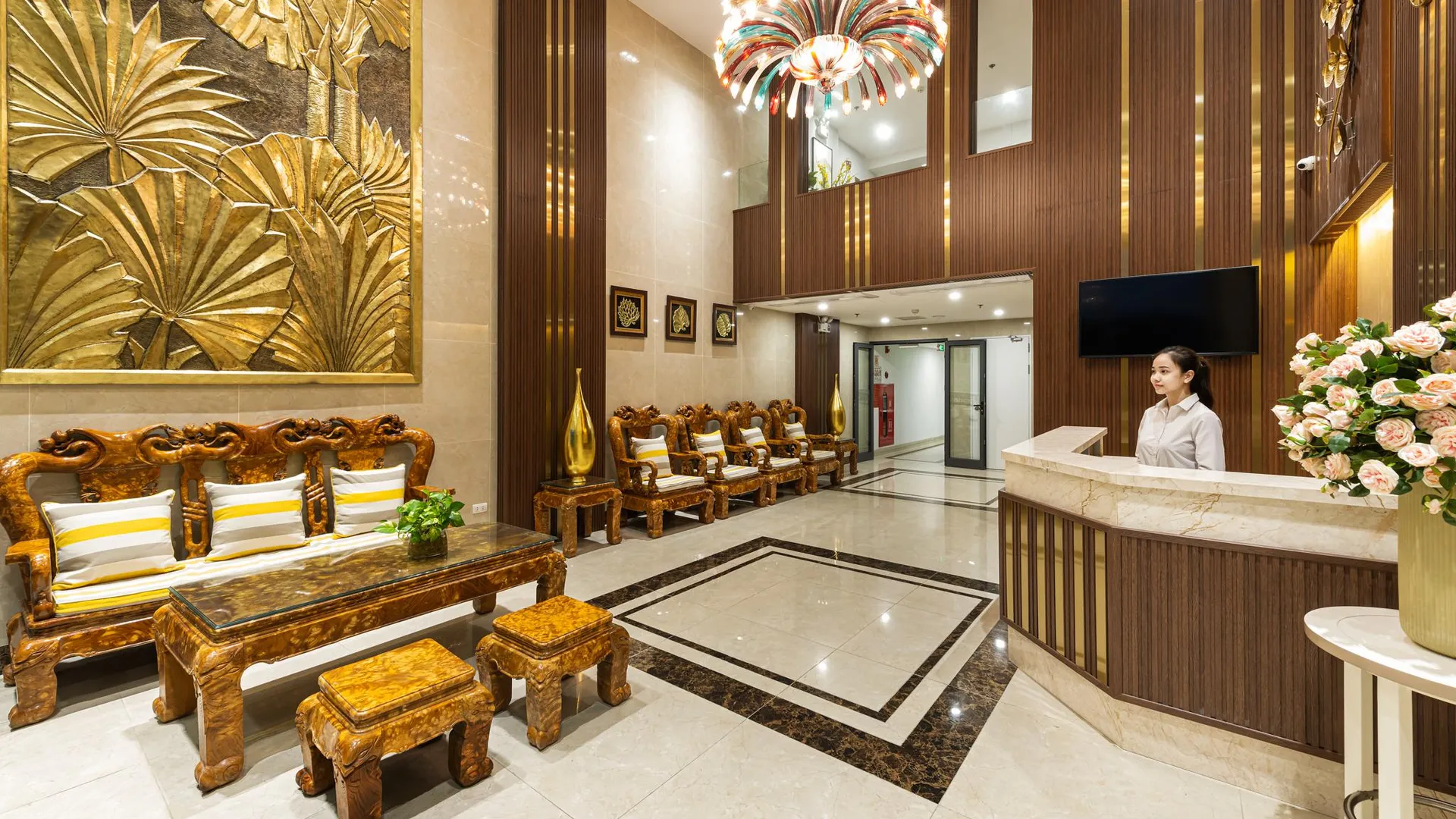 하노이 브랜다 아파트먼트 앤 호텔 3성급 호텔 로비