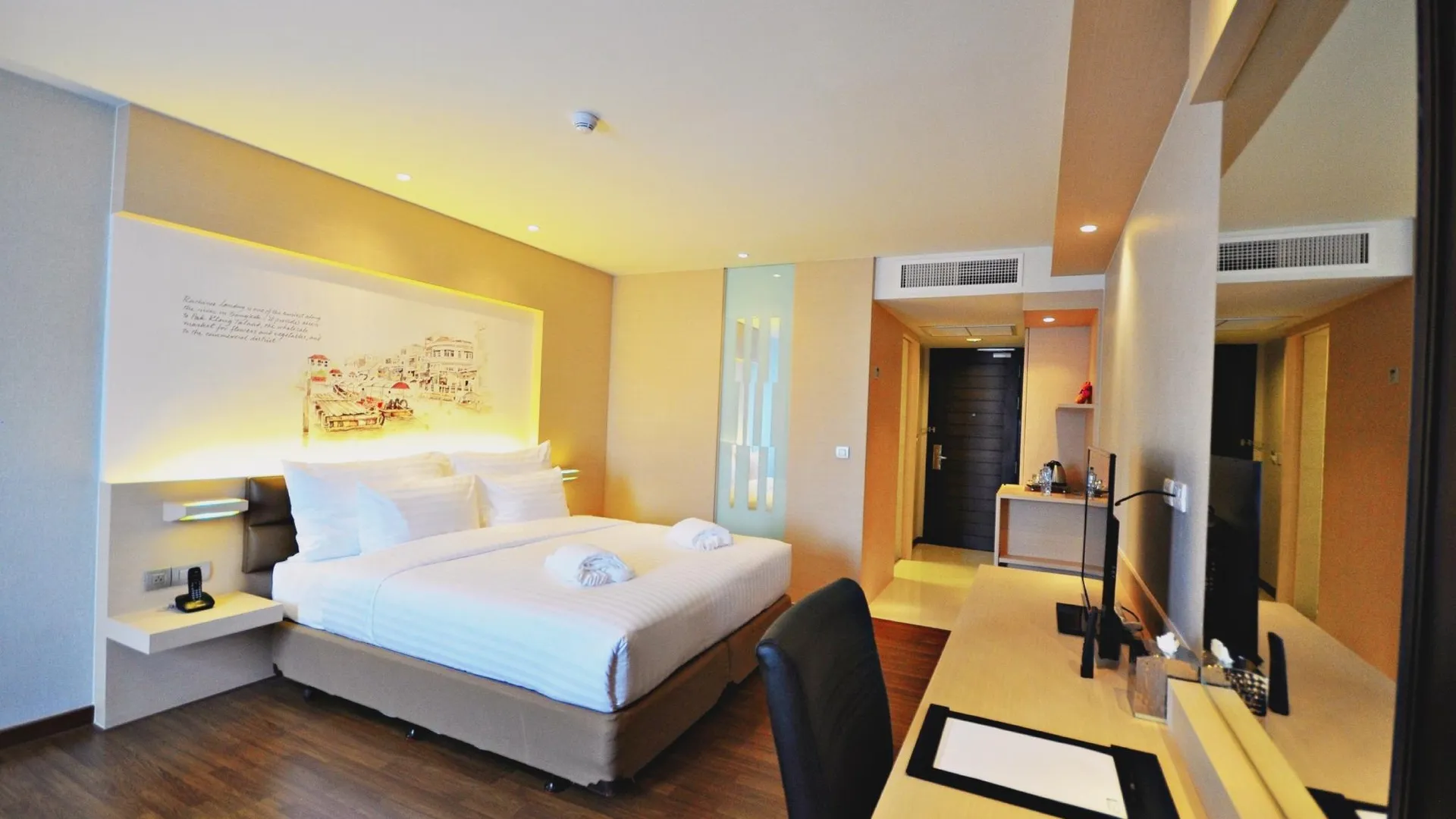 방콕 파린다 호텔 4성급 호텔 스위트룸