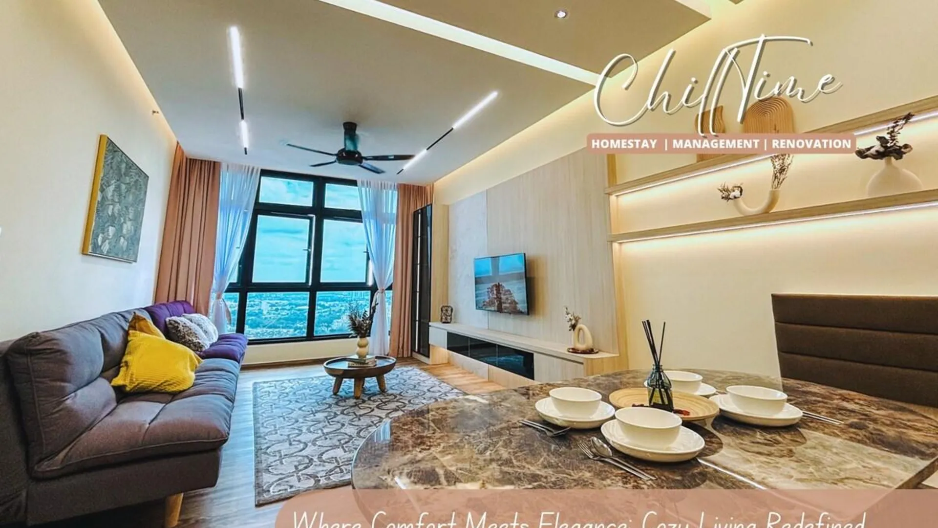 조호바루 / 조호르바루 탐포이의 아파트먼트 (1300m², 침실 4개, 프라이빗 욕실 2개) 4성급 게스트하우스 스위트룸