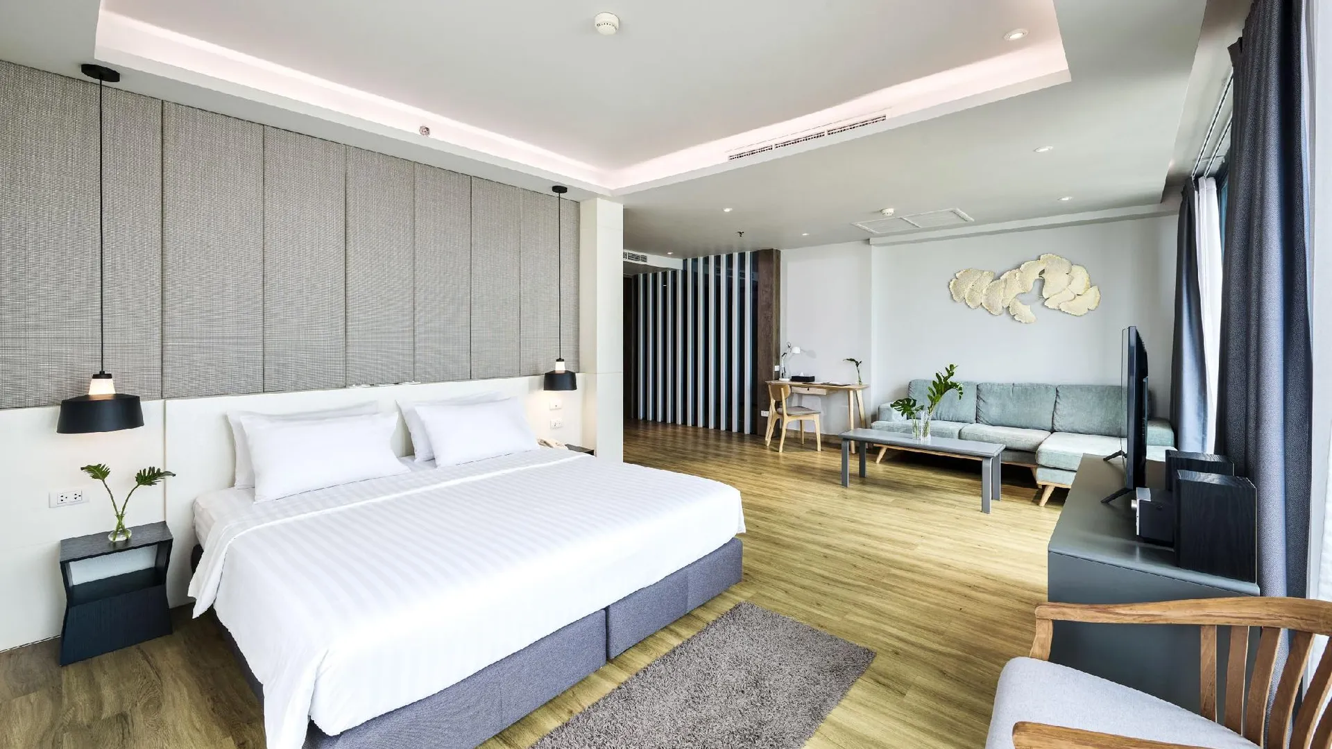 방콕 TK. 팰리스 호텔 앤 컨벤션 방콕 4성급 호텔 전망