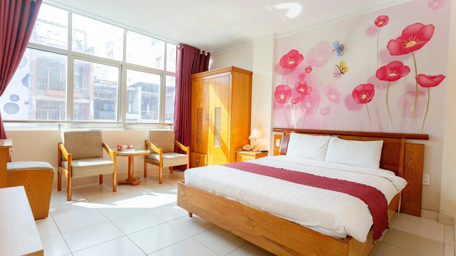 호치민 지앙 린 호텔 2성급 호텔 객실