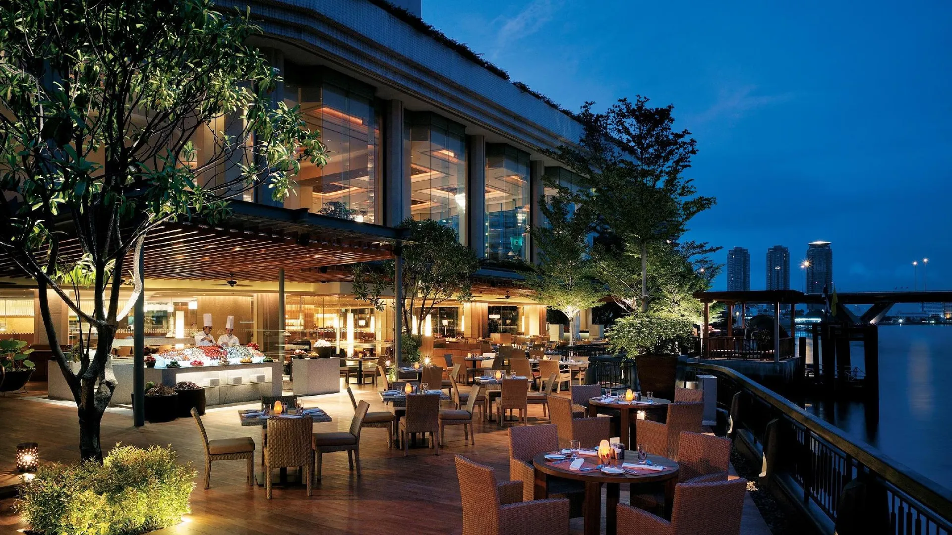 방콕 샹그릴라 방콕 5성급 호텔 레스토랑