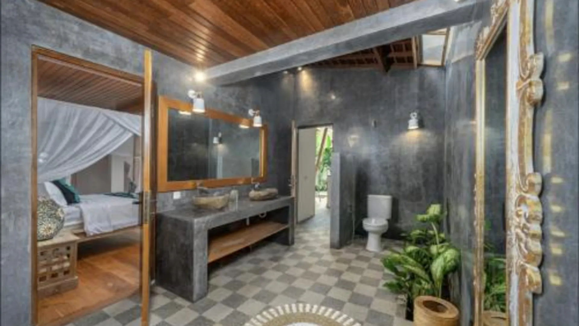 발리 더 시크릿 정글 빌라 베라와 4성급 호텔 객실