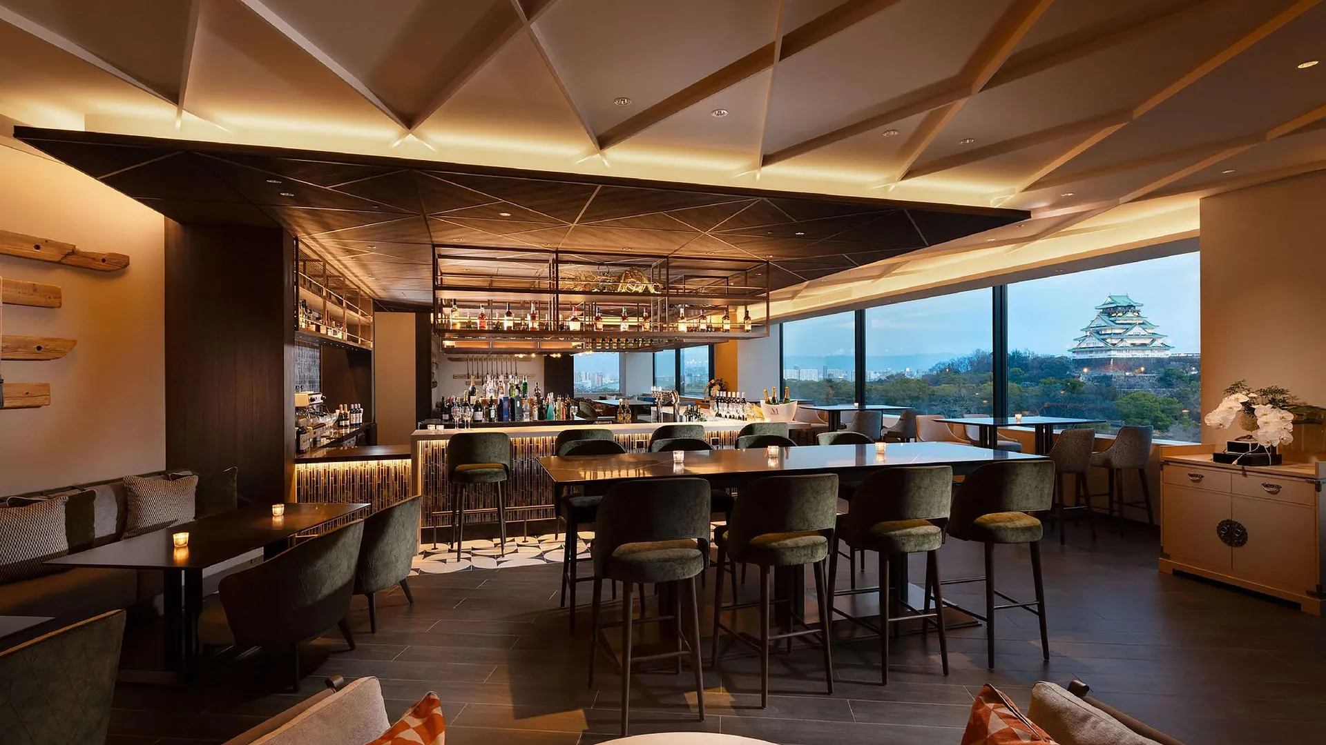 오사카 더블트리 바이 힐튼 오사카 캐슬 4성급 호텔 전망