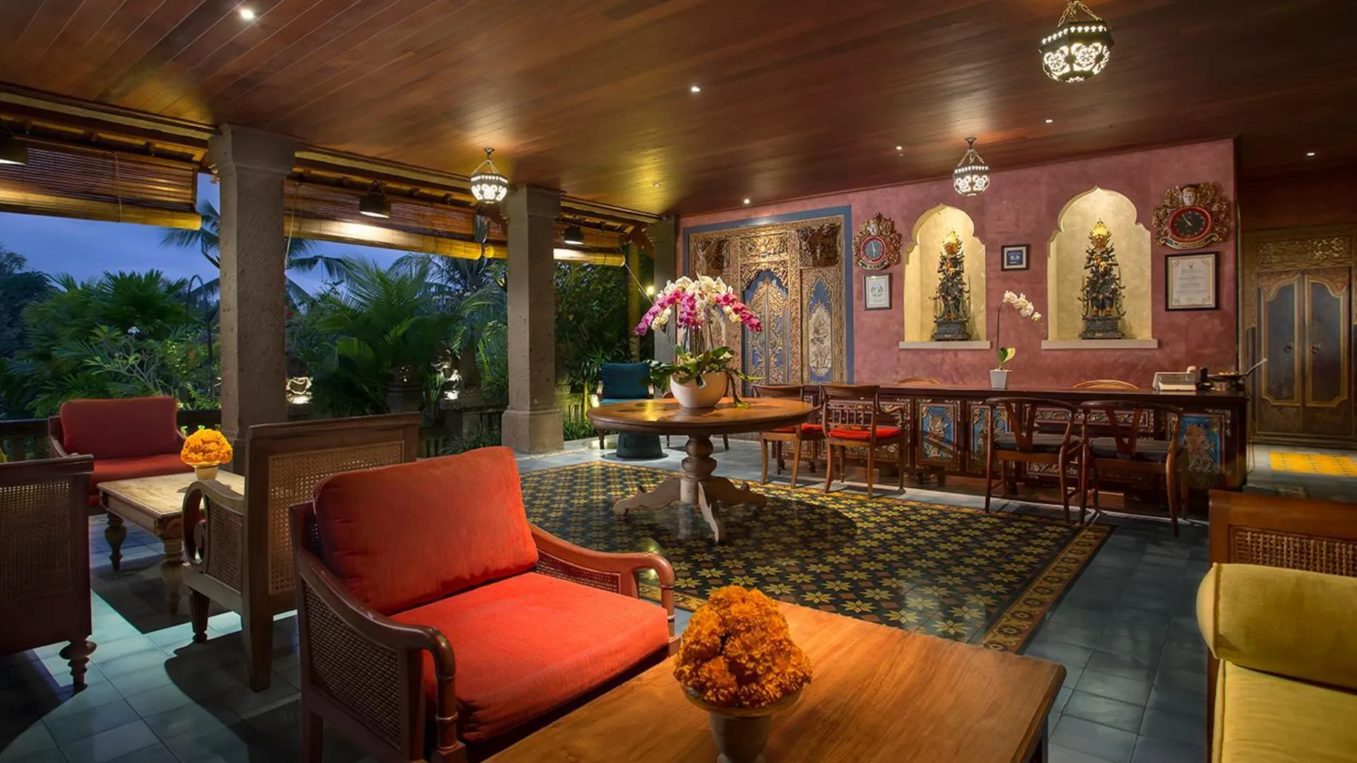 발리 디와라카 더 로열 빌라 4성급 호텔 레스토랑