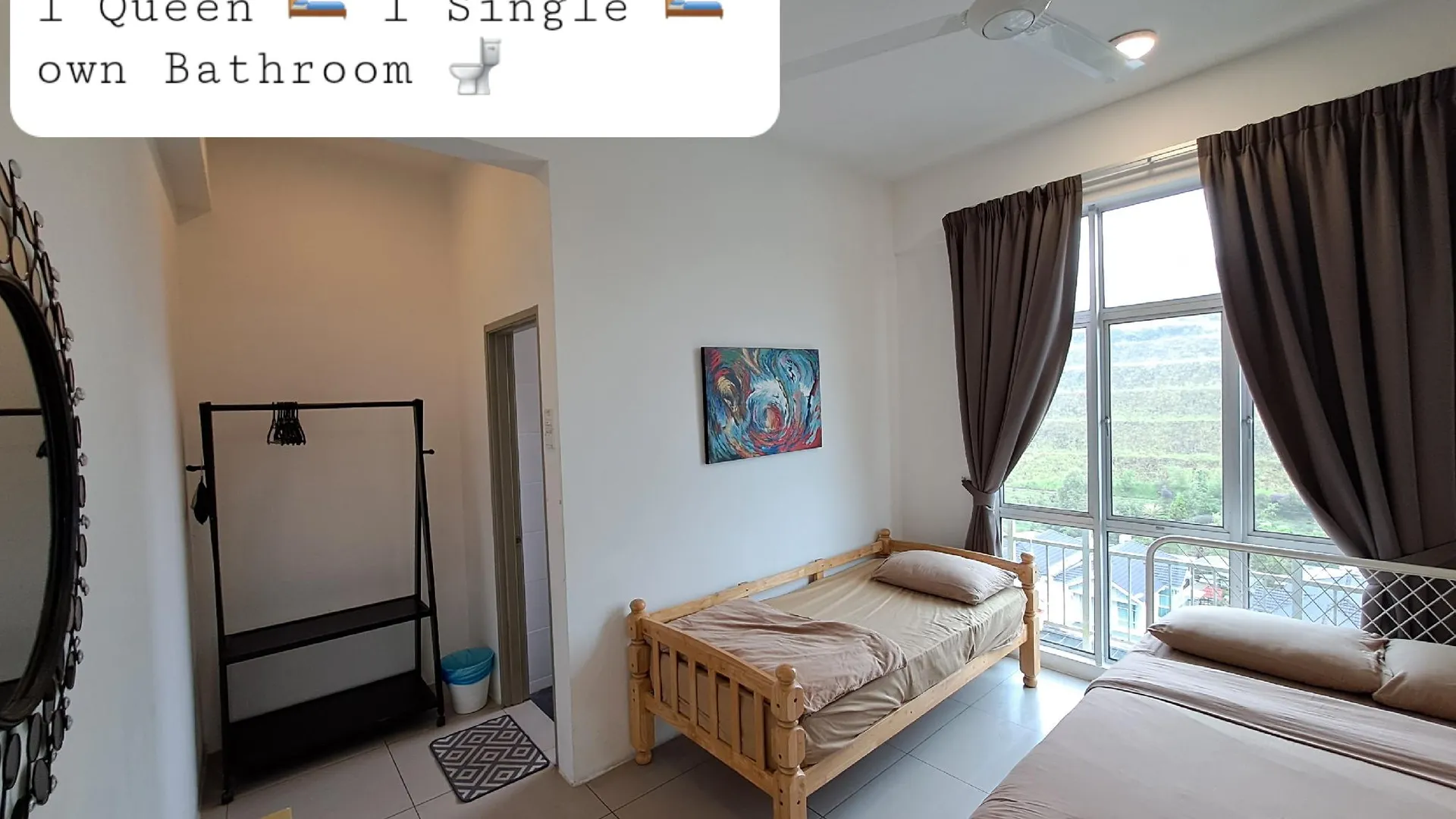 카메론 하일랜즈 타나 라타의 아파트먼트 (125m², 침실 3개, 프라이빗 욕실 3개) 3성급 싱글룸 스위트룸