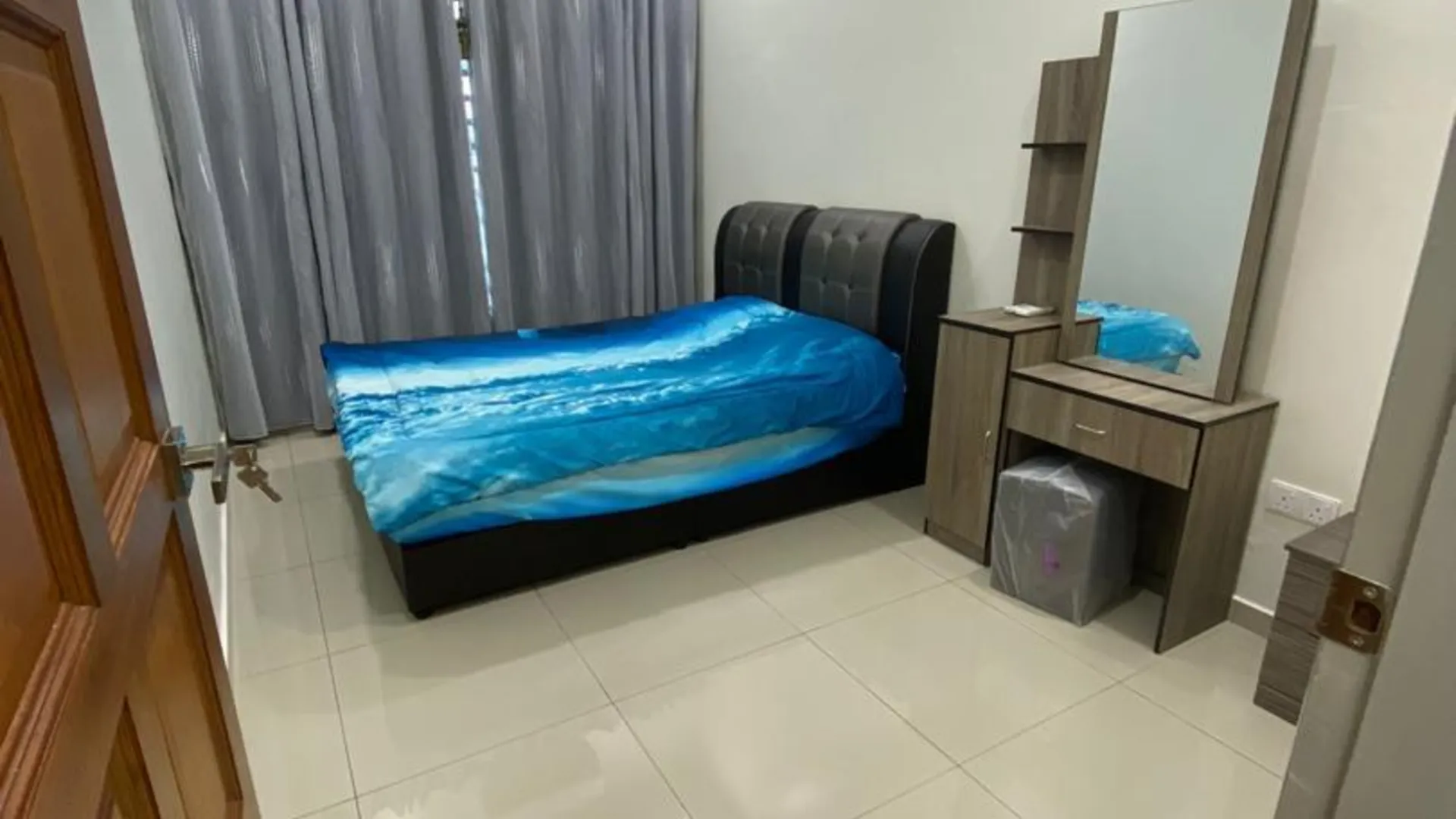 쿠안탄 테루크 쳄페타크의 방갈로 (1000m², 침실 3개, 프라이빗 욕실 2개) 3성급 싱글룸 객실