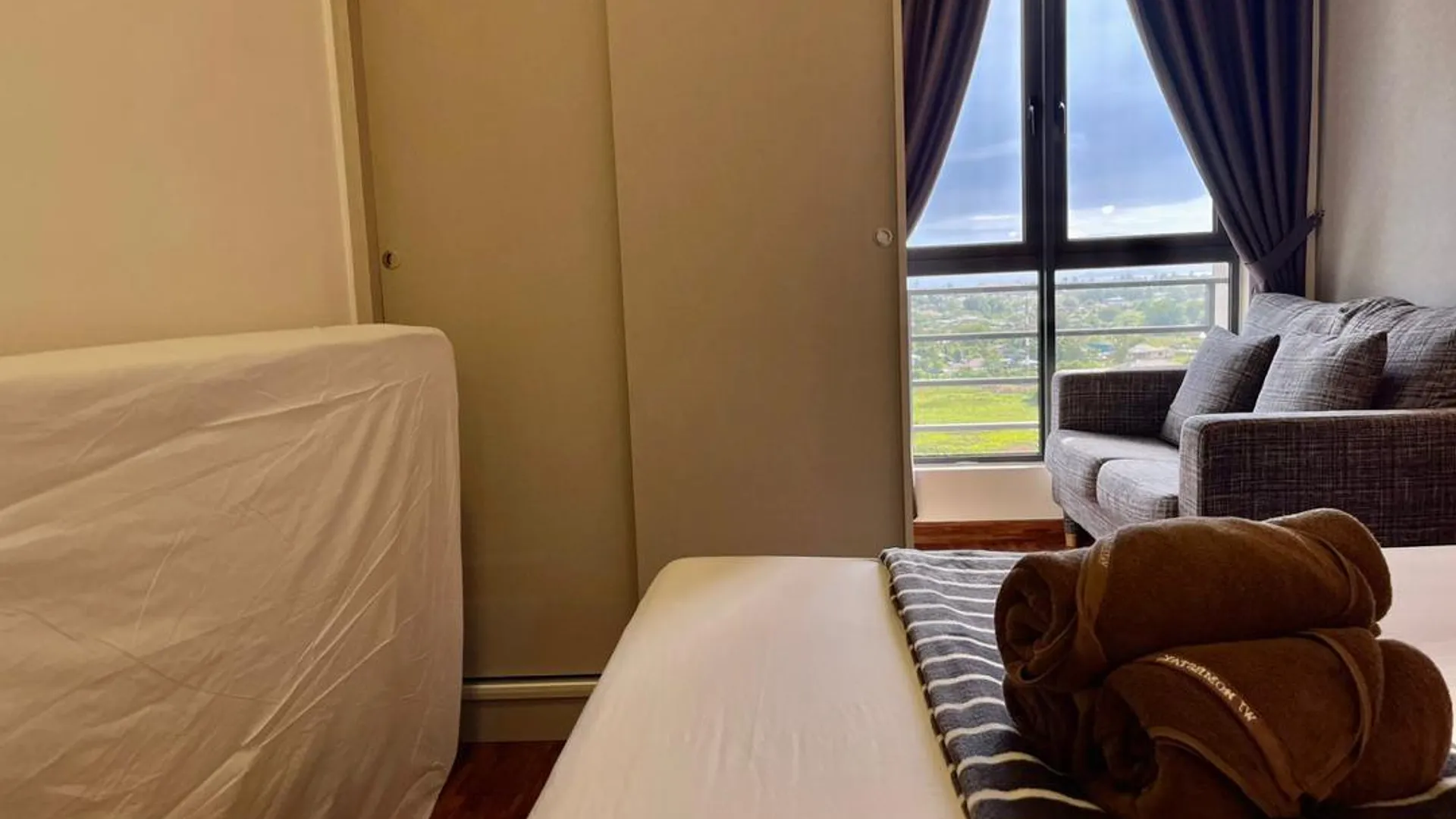 코타키나발루 크파얀의 아파트먼트 (400m², 침실 1개, 프라이빗 욕실 1개) 3성급 싱글룸 스위트룸