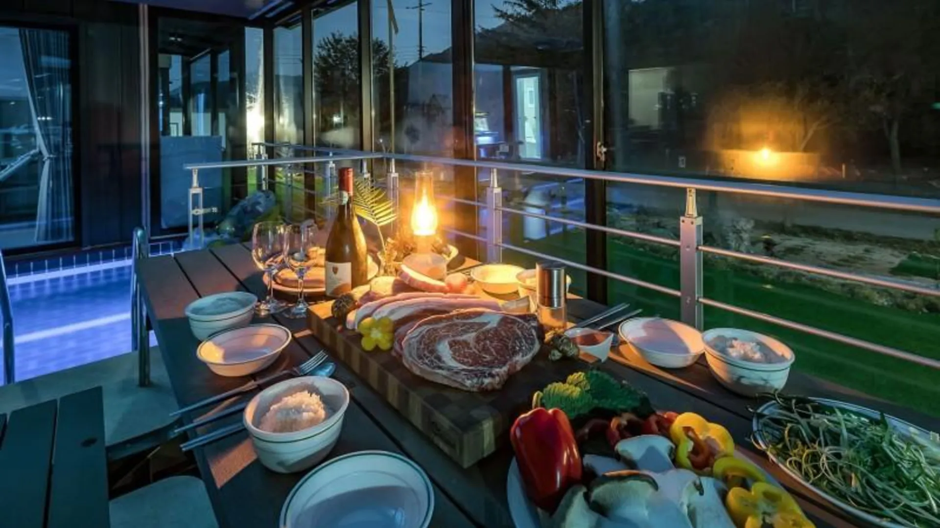 상주 상주 아이쉼터키즈풀빌라 2성급 게스트하우스 로비