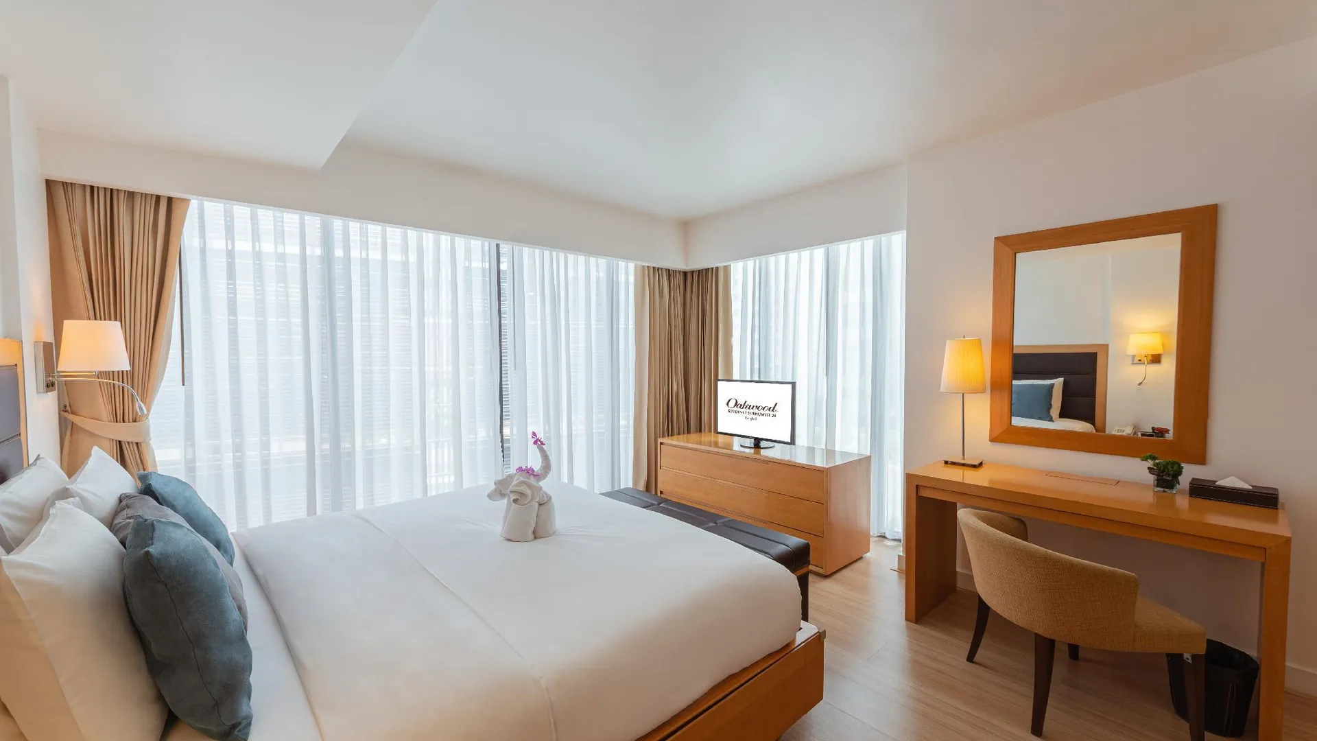 방콕 오크우드 레지던스 수쿰빗 24 방콕 4성급 호텔 전망