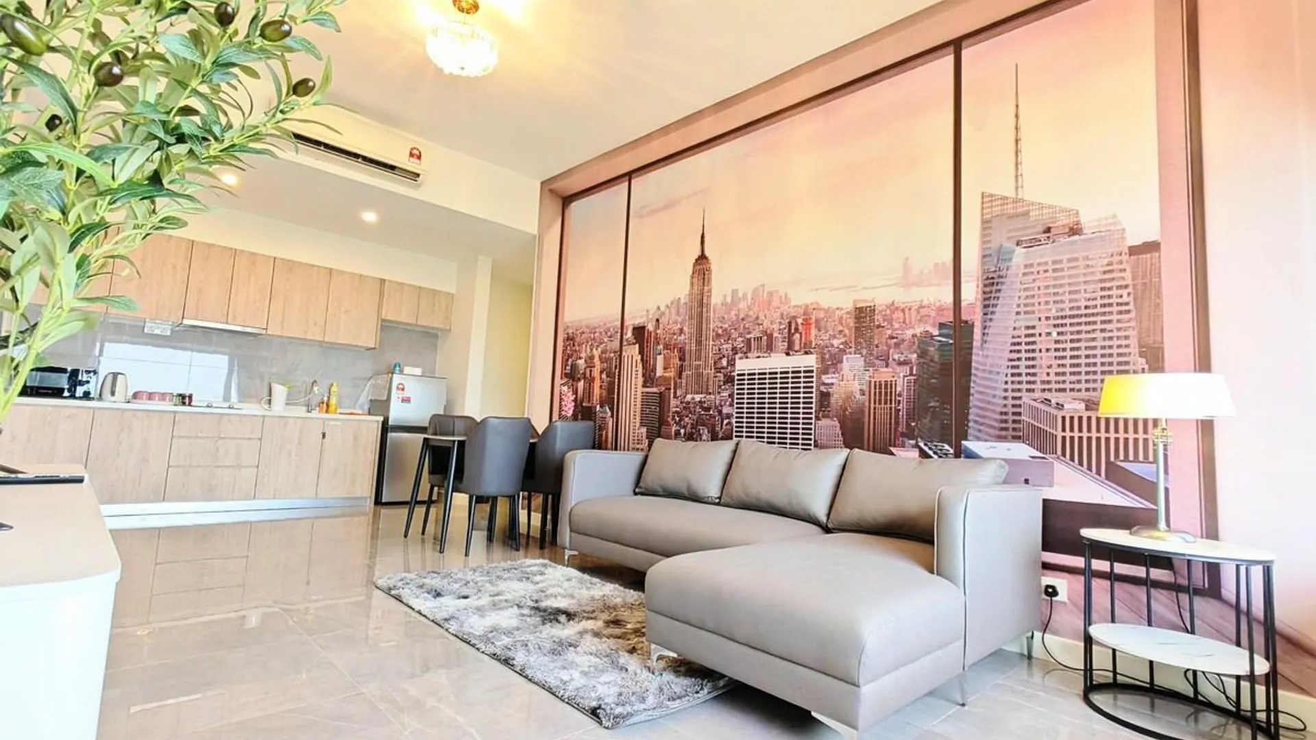 말라카 멜라카 라야의 아파트먼트 (80m², 침실 2개, 프라이빗 욕실 2개) 3성급 싱글룸 로비