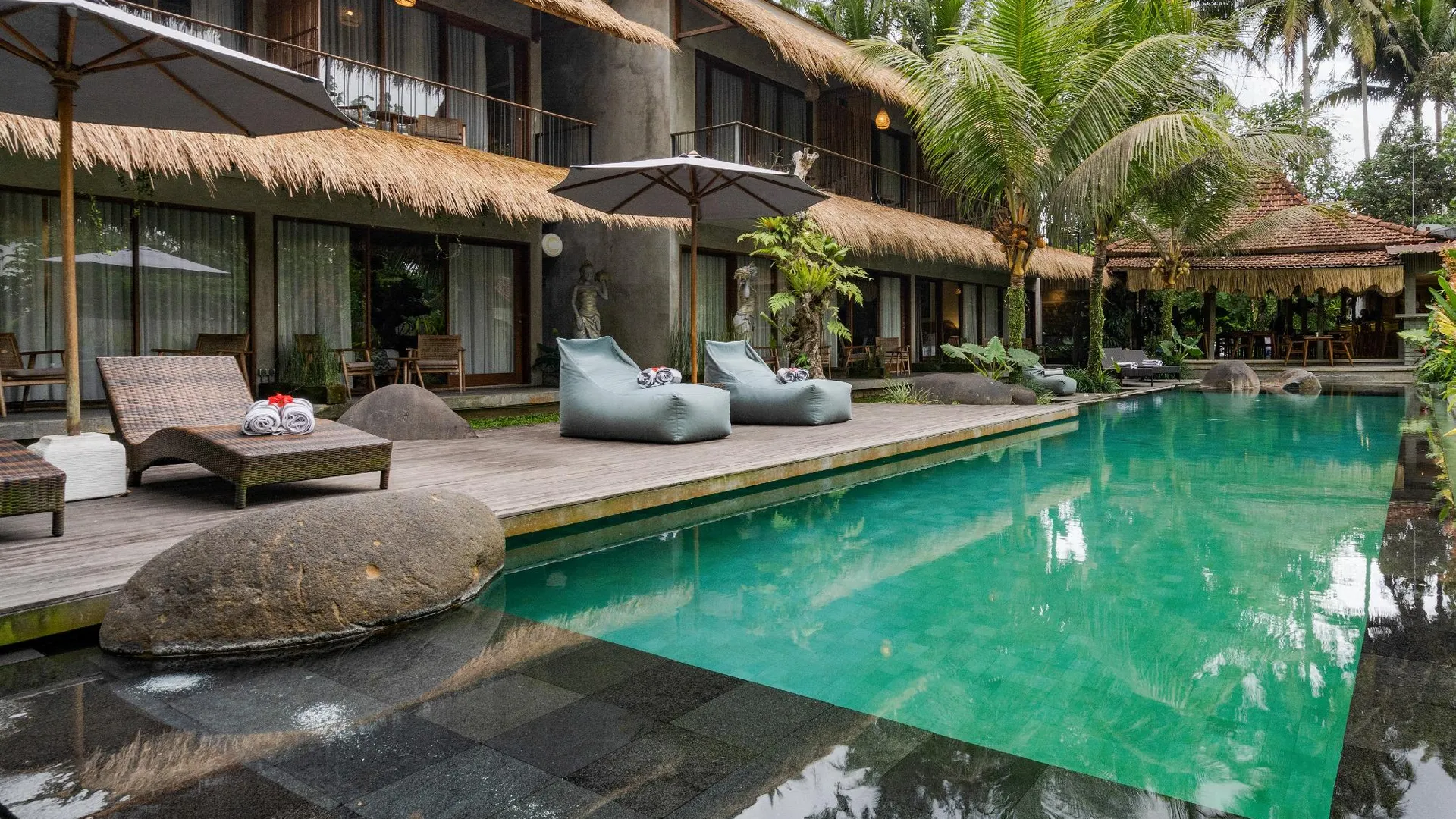 발리 칸다르파 우붓 3성급 호텔 객실