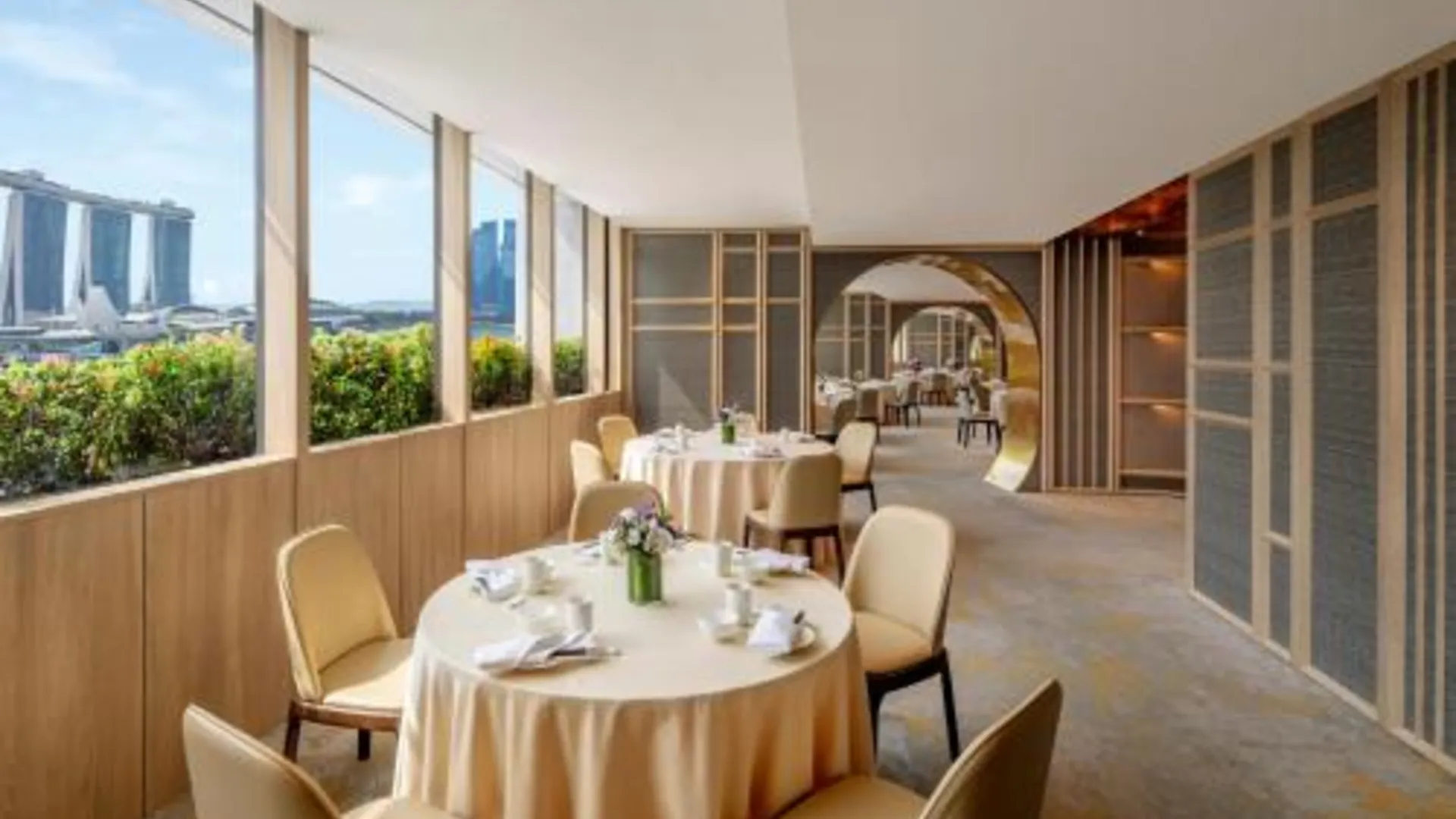 싱가포르 파크로얄 컬렉션 마리나 베이, 싱가포르 5성급 호텔 레스토랑