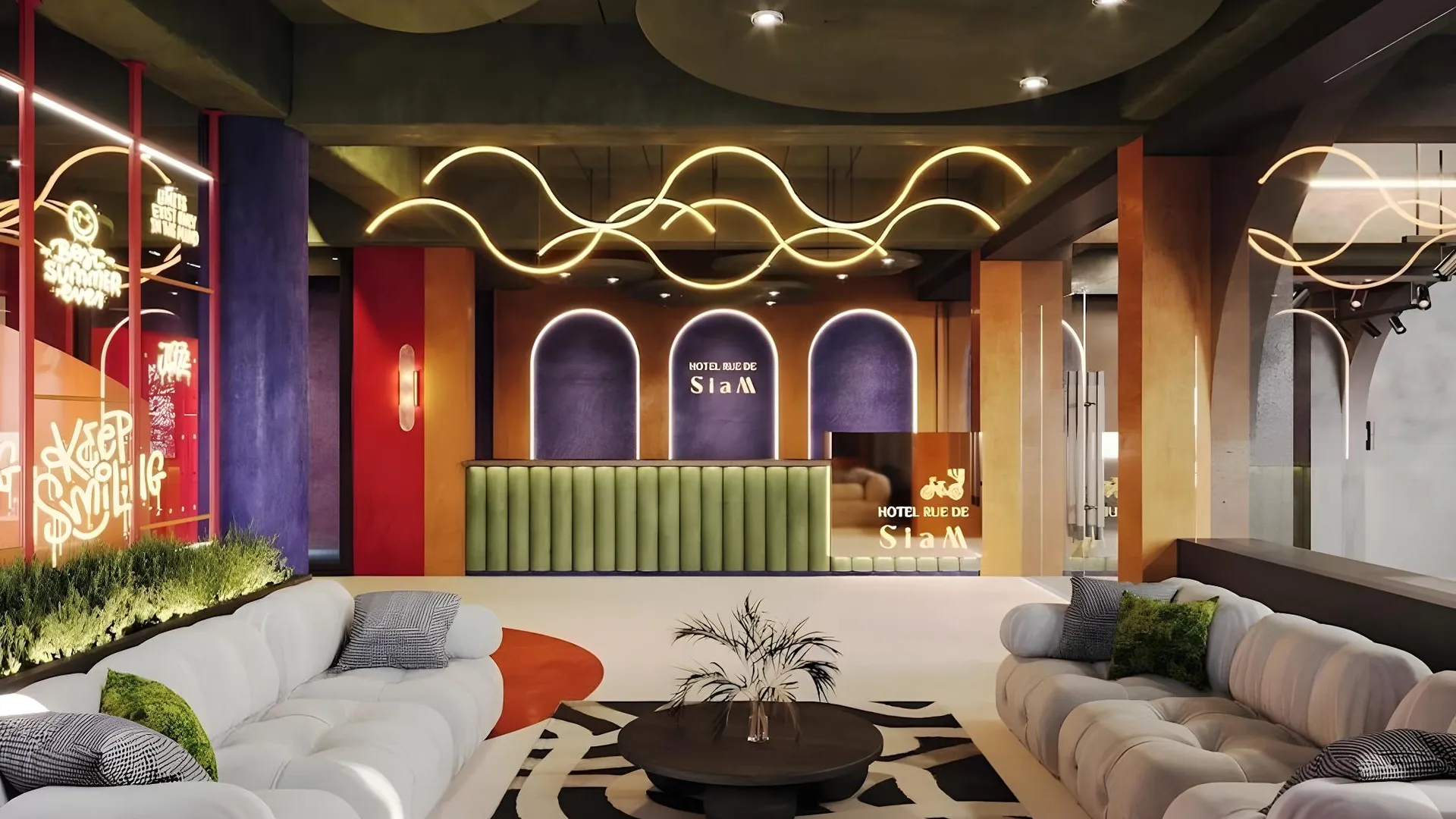 방콕 호텔 루 드 시암 3성급 호텔 로비