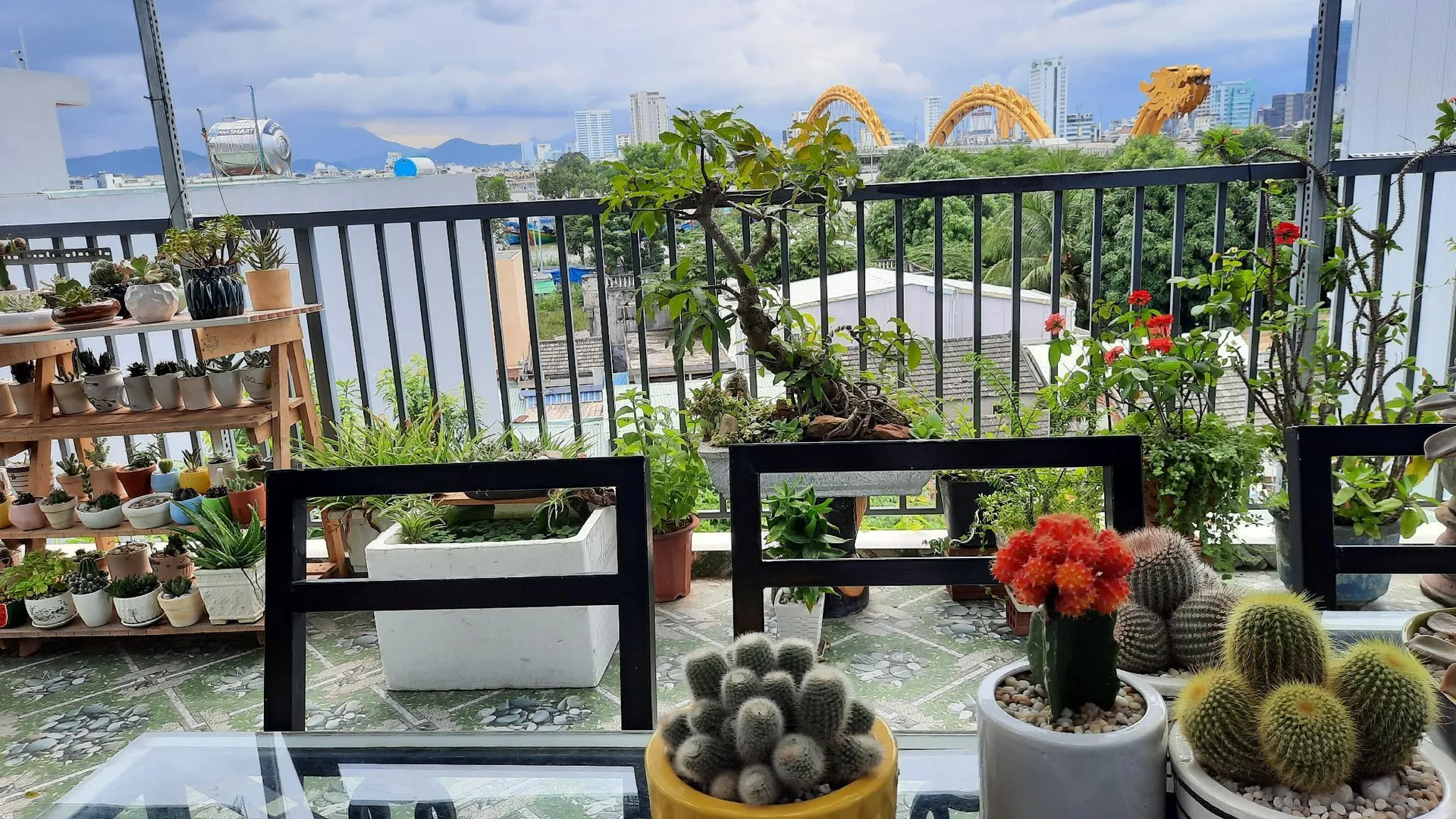 다낭 푸옥미의 프라이빗 하우스 (17m², 침실 1개, 프라이빗 욕실 1개) 5성급 게스트하우스 전망