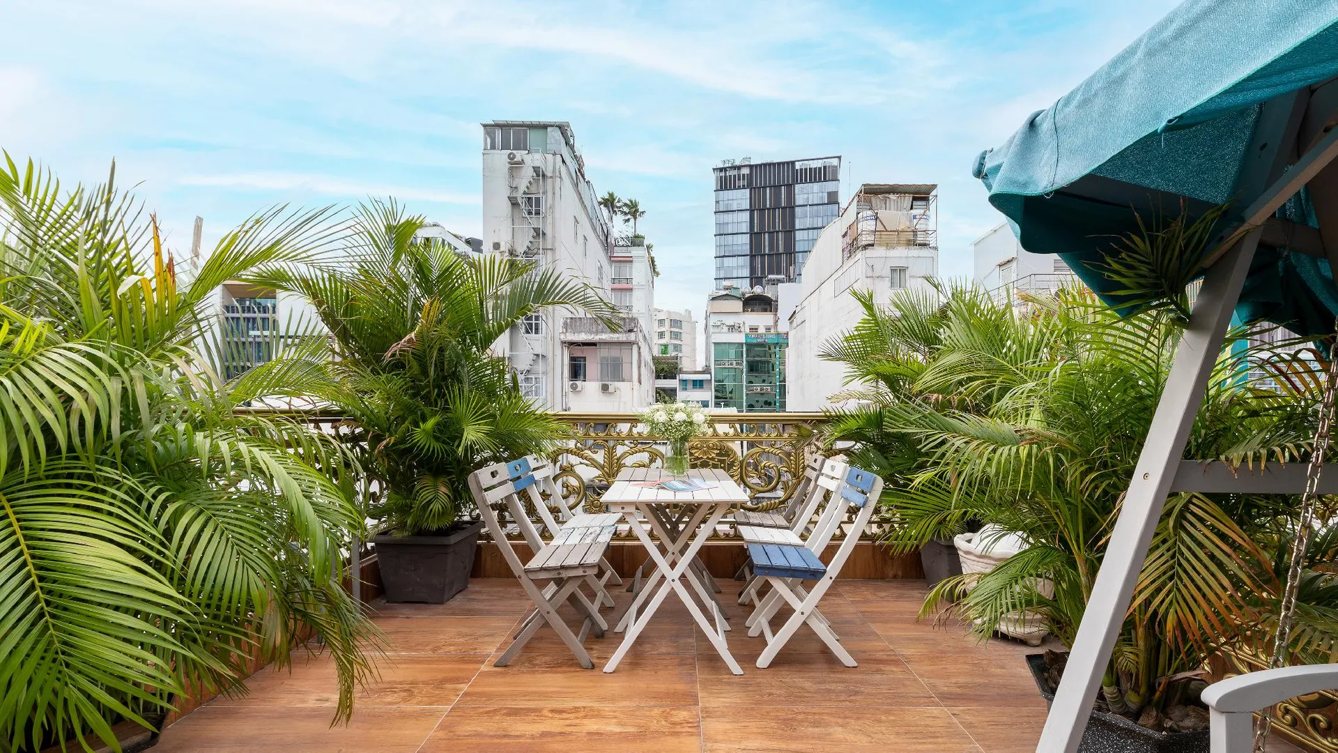 호치민 우디 하우스 사이공 센터 호텔 수영장