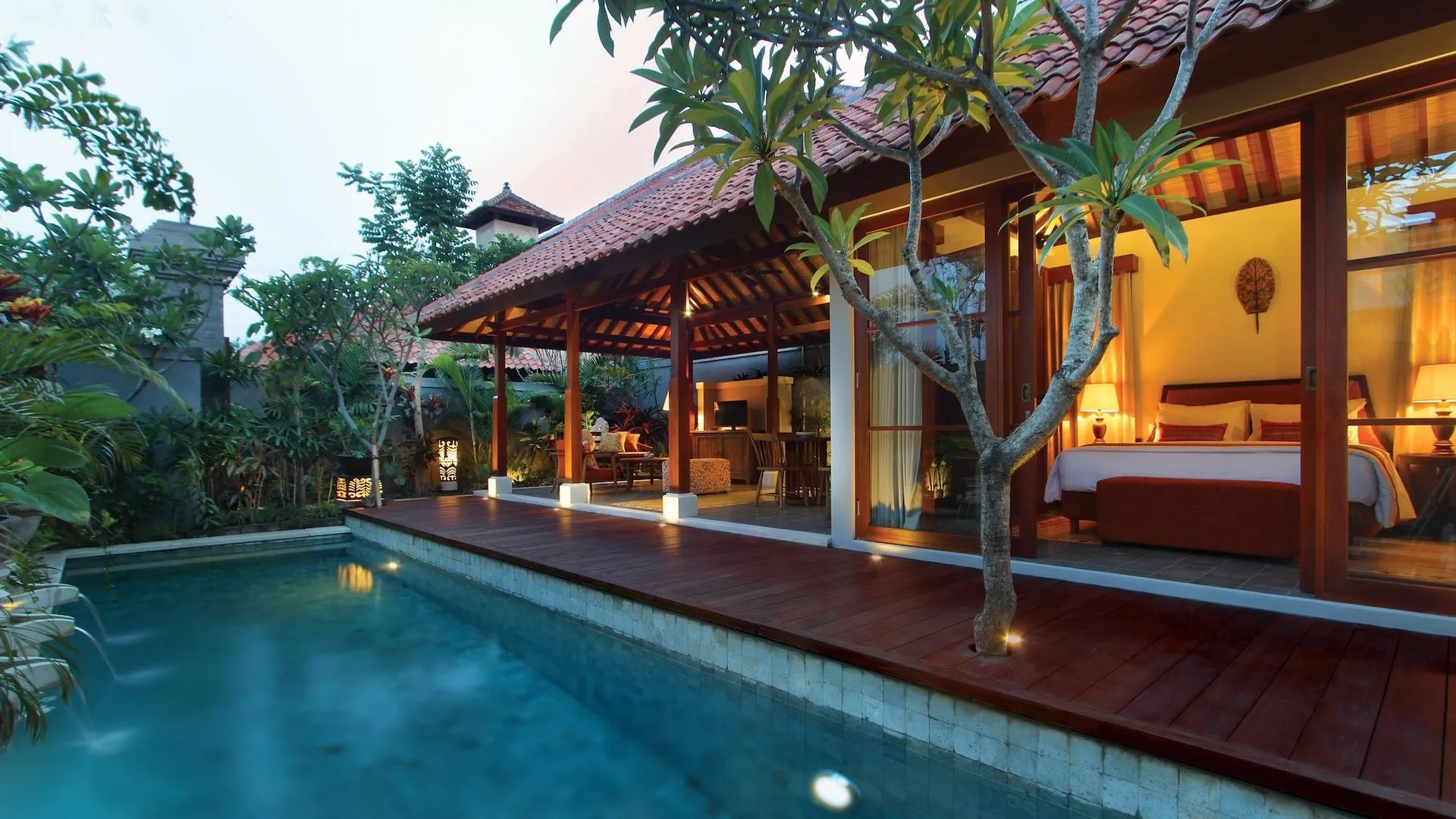 발리 아라다나 빌라 바이 에코시스템 4성급 호텔 객실