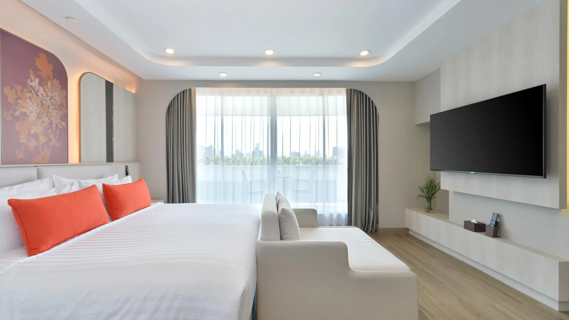 방콕 센터 포인트 플러스 호텔 프라투남 4성급 호텔 스위트룸