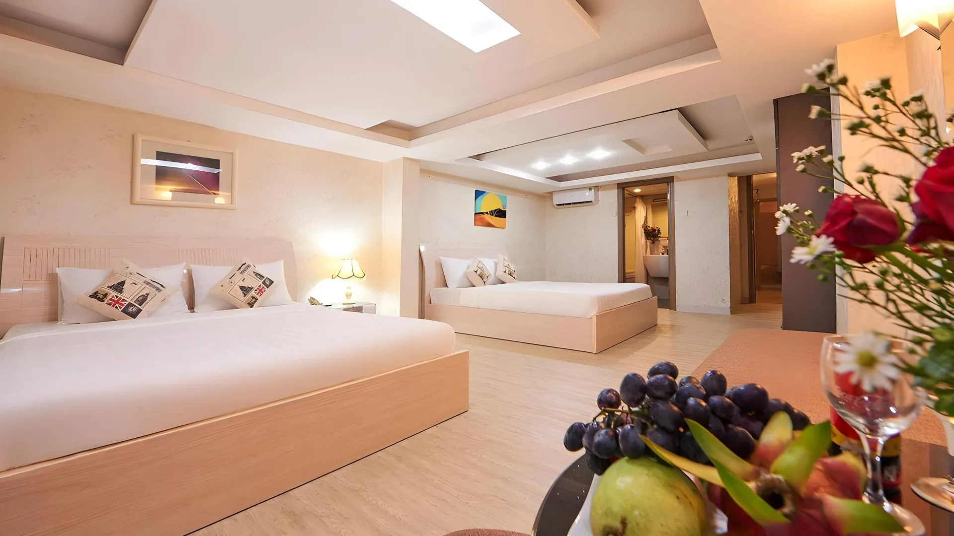 호치민 사이공 참 호텔 2성급 호텔 스위트룸