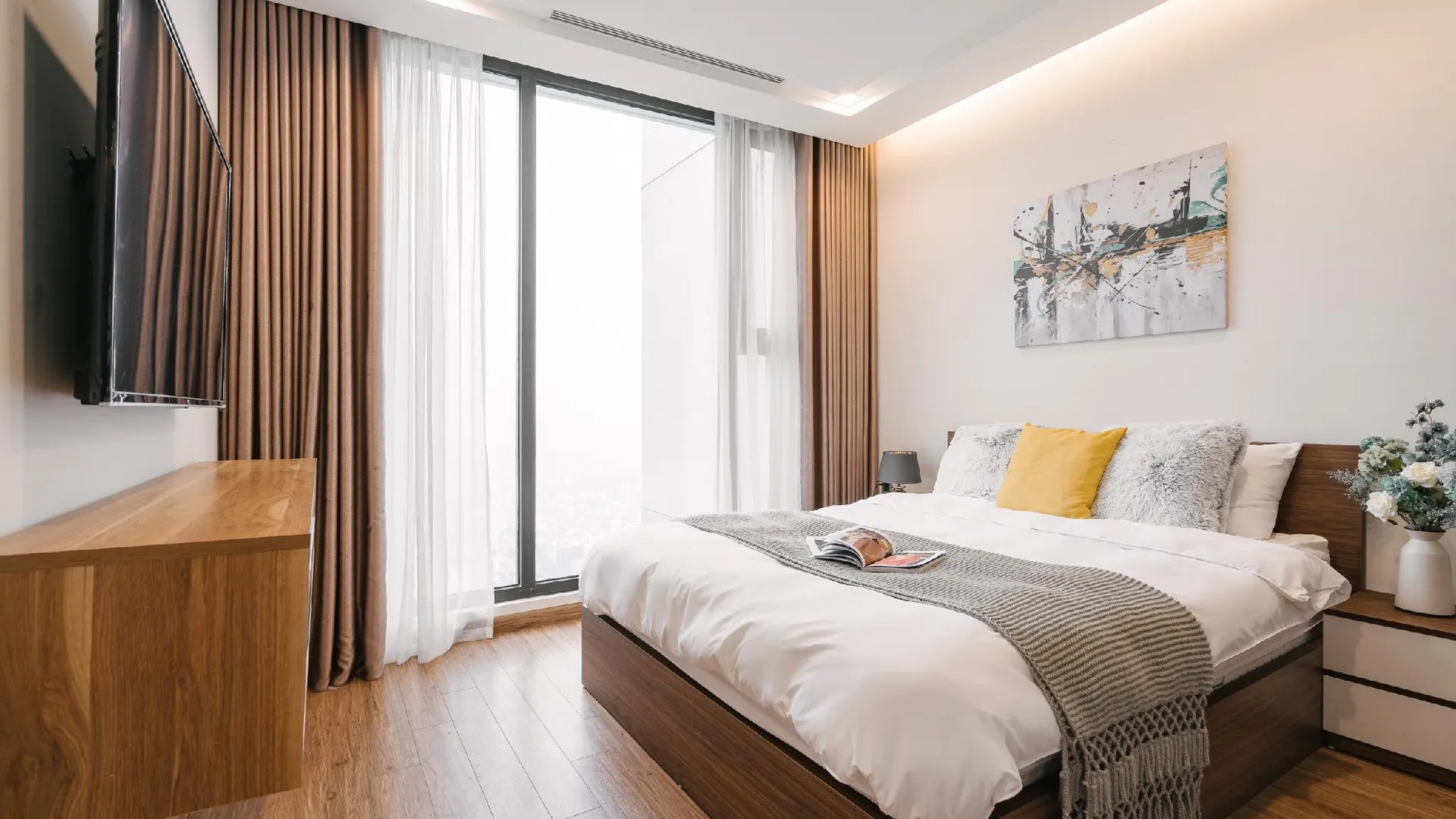 하노이 바딘의 아파트먼트 (55m², 침실 1개, 프라이빗 욕실 1개) 5성급 게스트하우스 스위트룸