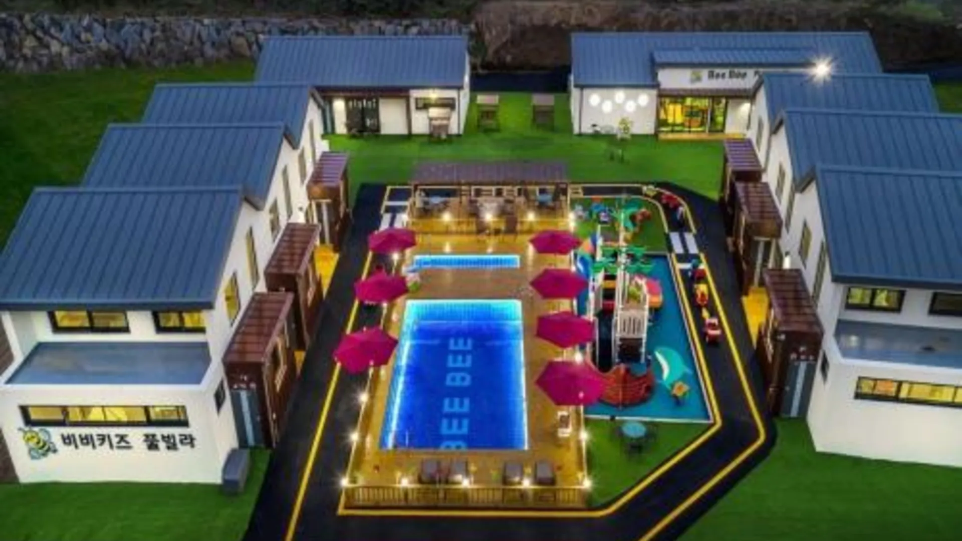 가평 가평 비비키즈 풀빌라 3성급 게스트하우스 외관