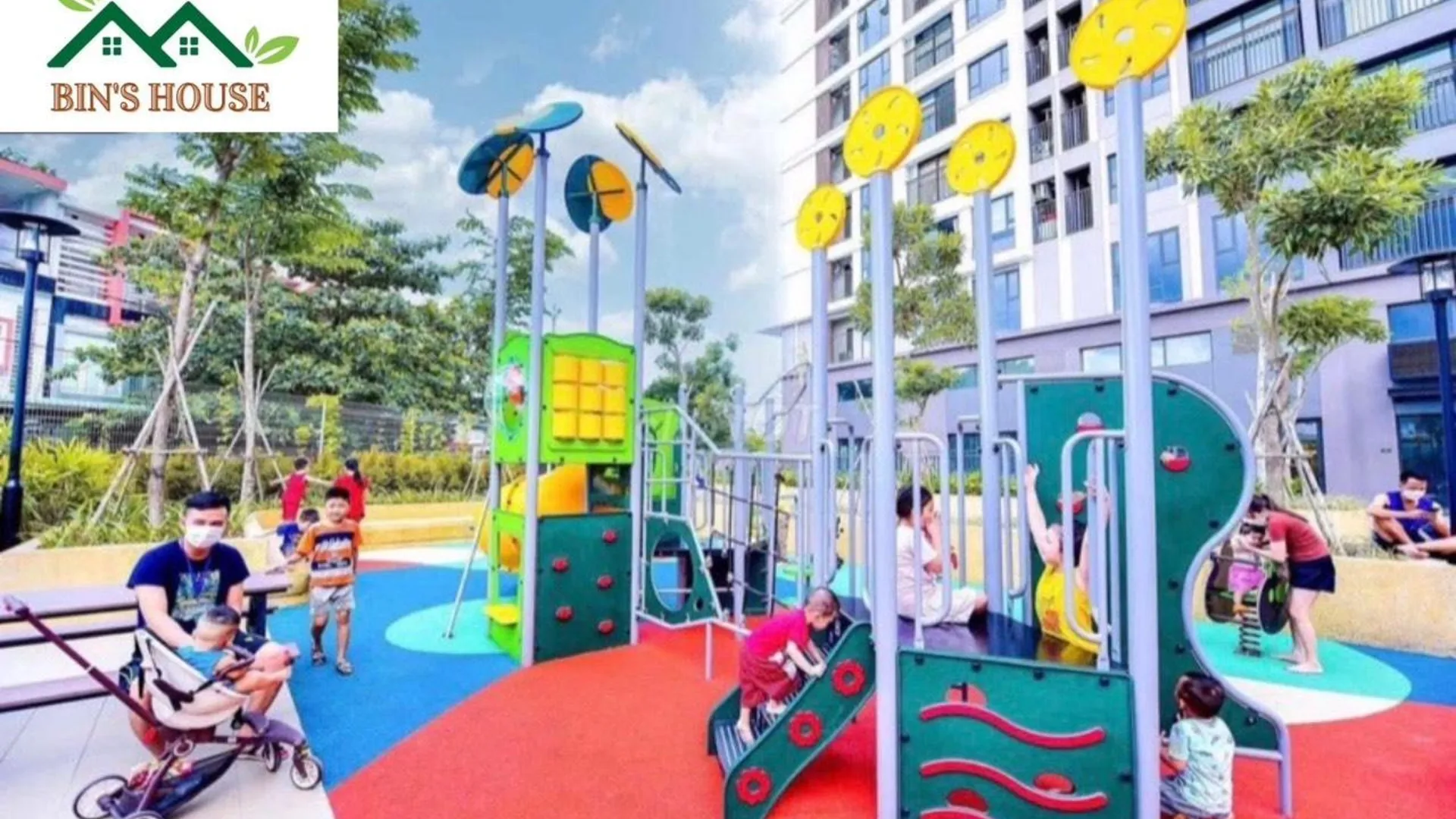 호치민 12군의 아파트먼트 (80m², 침실 2개, 프라이빗 욕실 1개) 5성급 싱글룸 전망