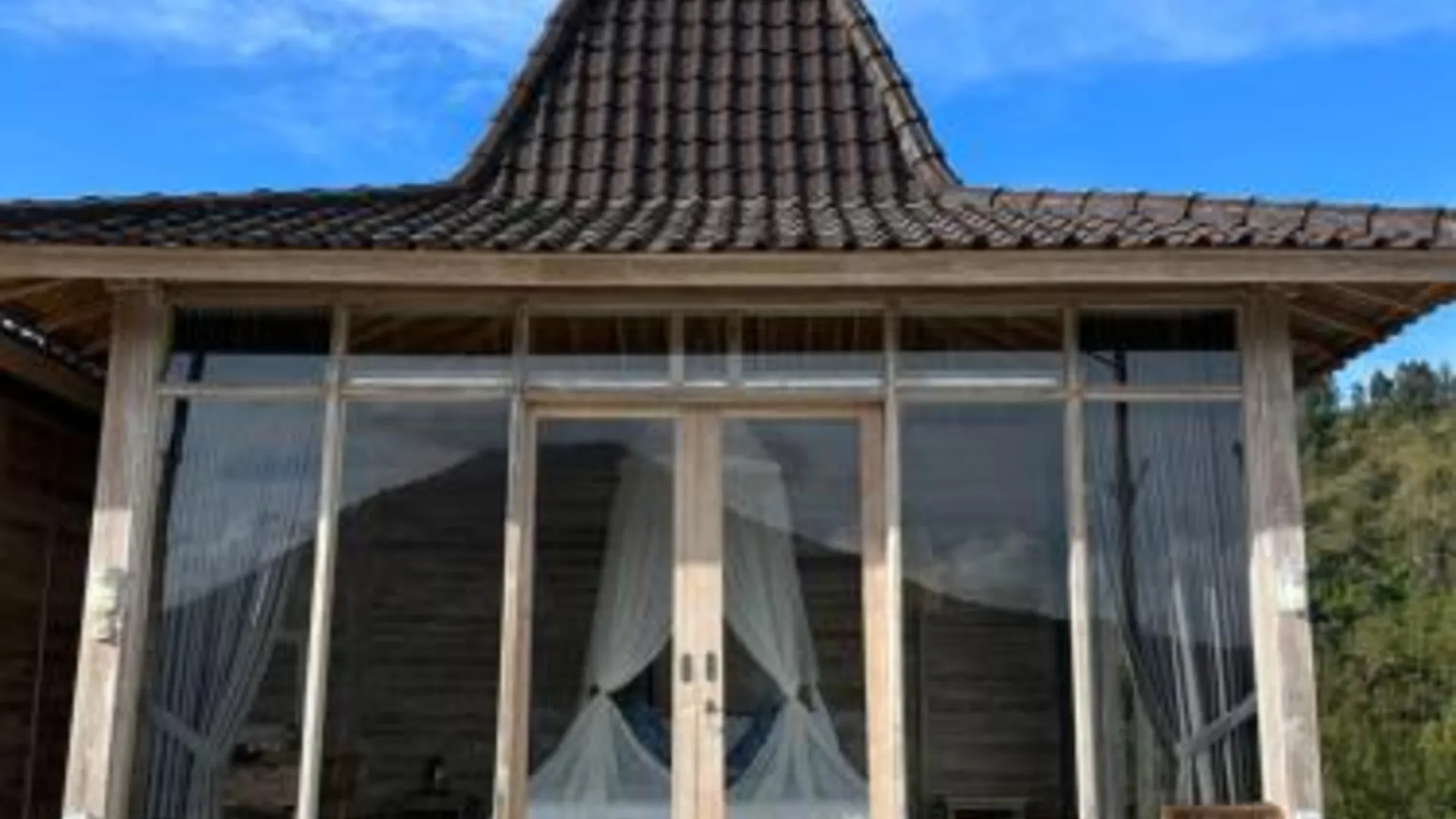 발리 The volcano 호텔 로비