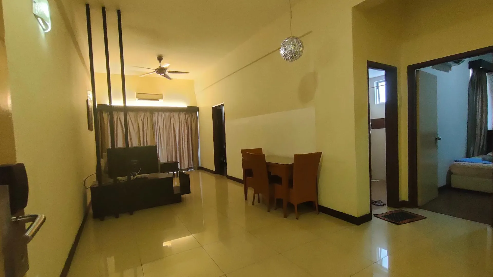 말라카 말라카 시내의 아파트먼트 (67m², 침실 2개, 프라이빗 욕실 2개) 3성급 싱글룸 스위트룸