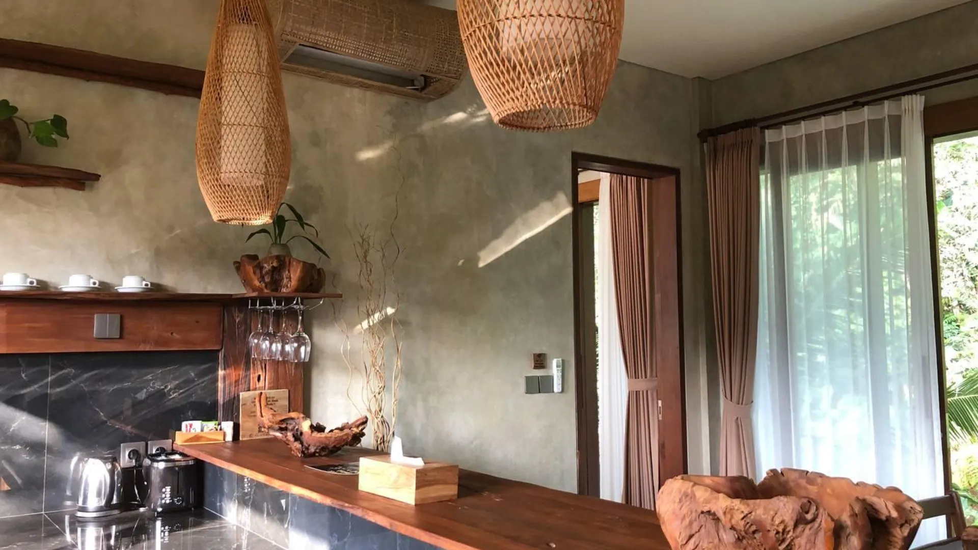 발리 우붓의 빌라 (210m², 침실 2개, 프라이빗 욕실 2개) 5성급 싱글룸 외관