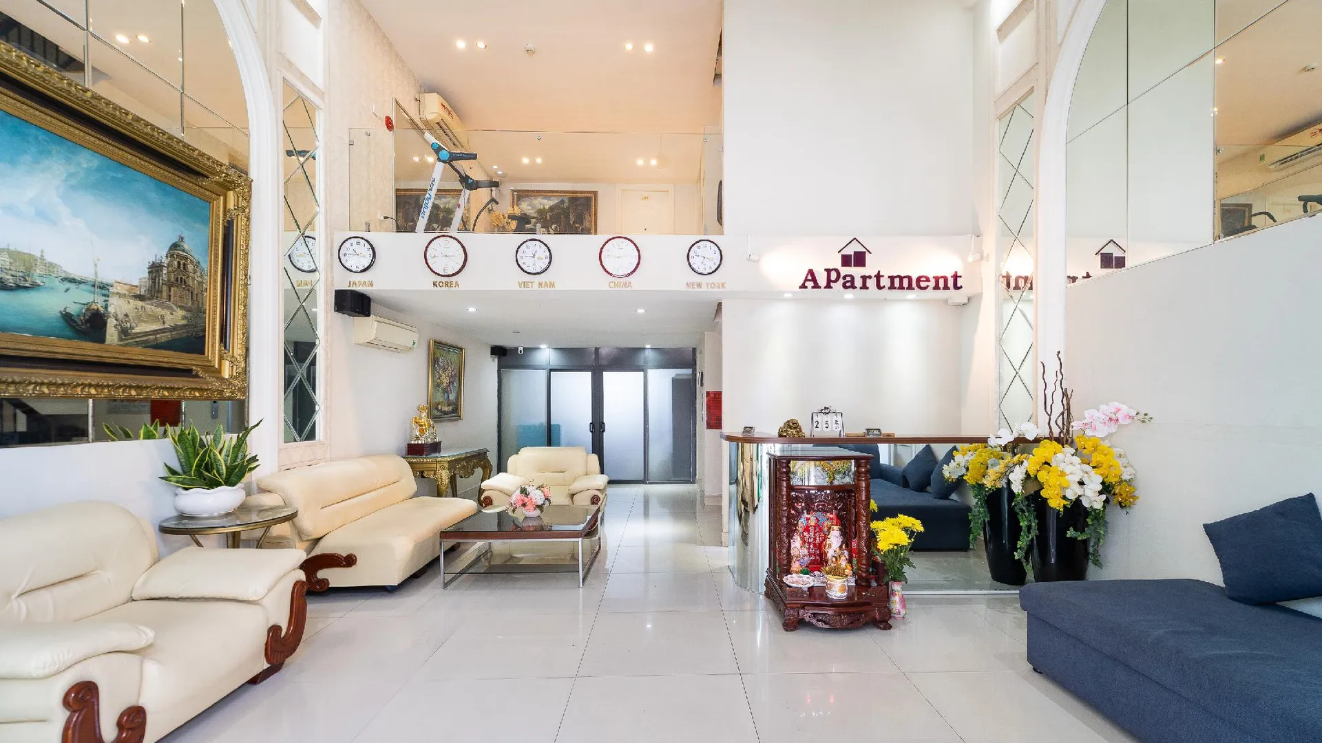 호치민 윈 호텔 앤 아파트먼트 1성급 호텔 로비