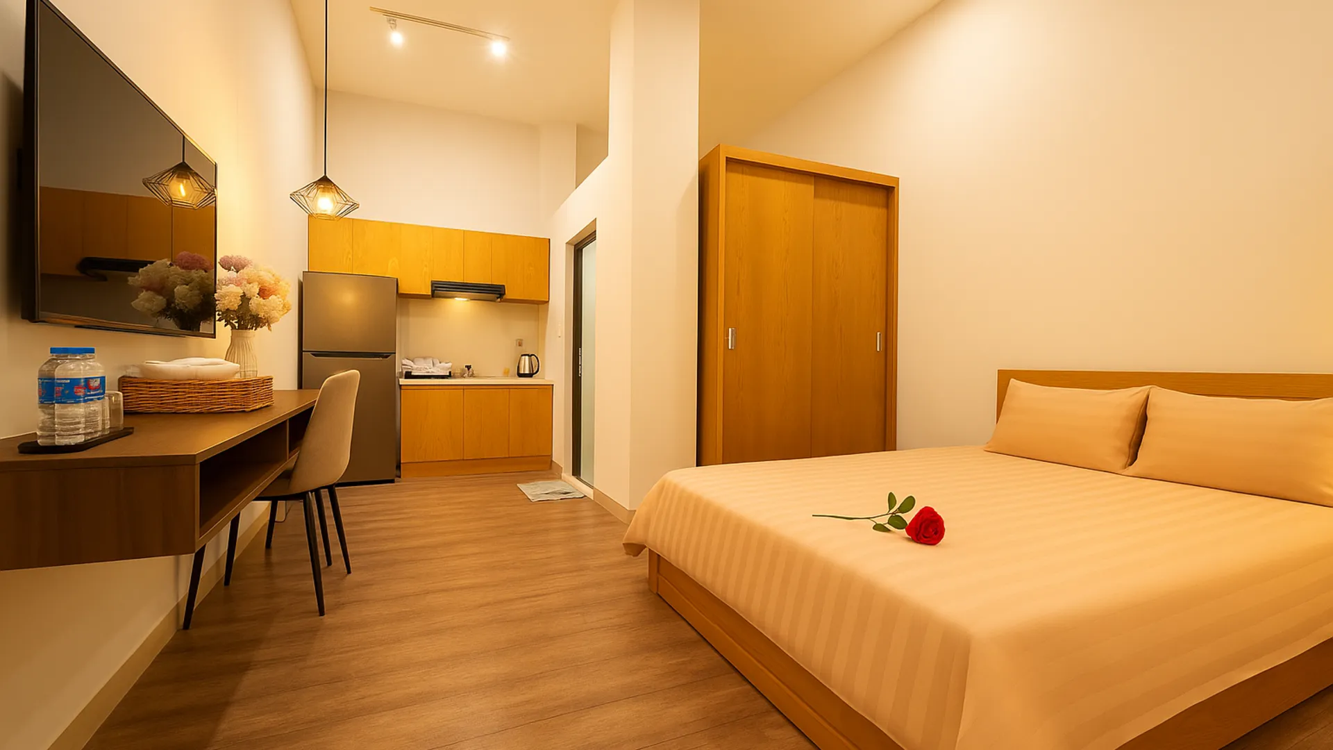 호치민 M 홈 사이공 3성급 호텔 스위트룸