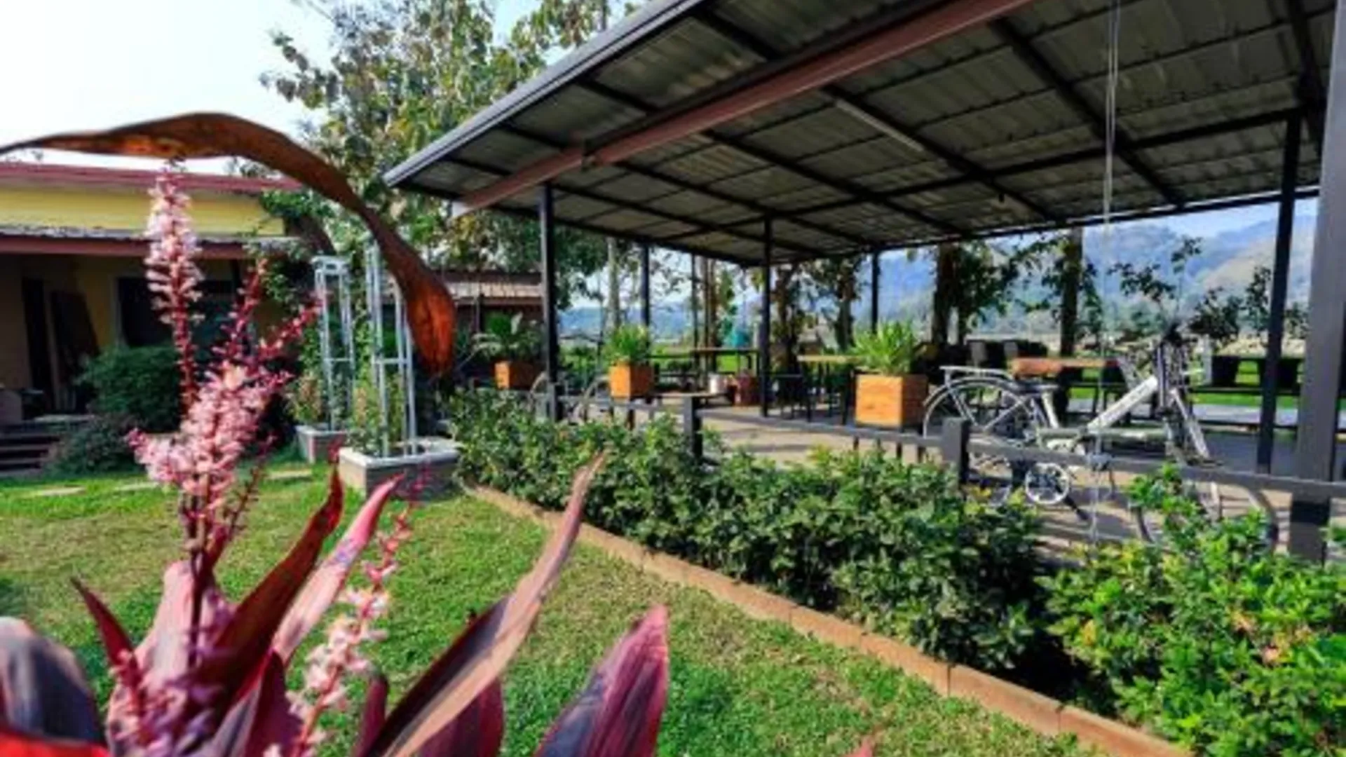 치앙라이 Baan Sin Suk 호텔 레스토랑