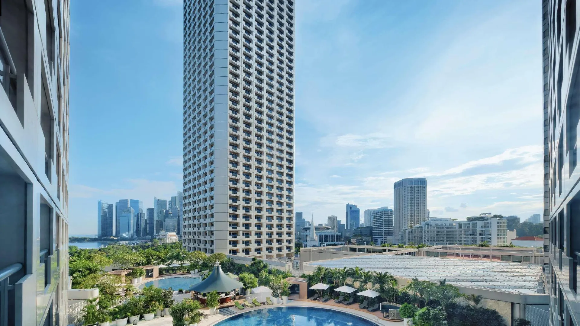 싱가포르 스위소텔 더 스탬포드 싱가포르 5성급 호텔 외관