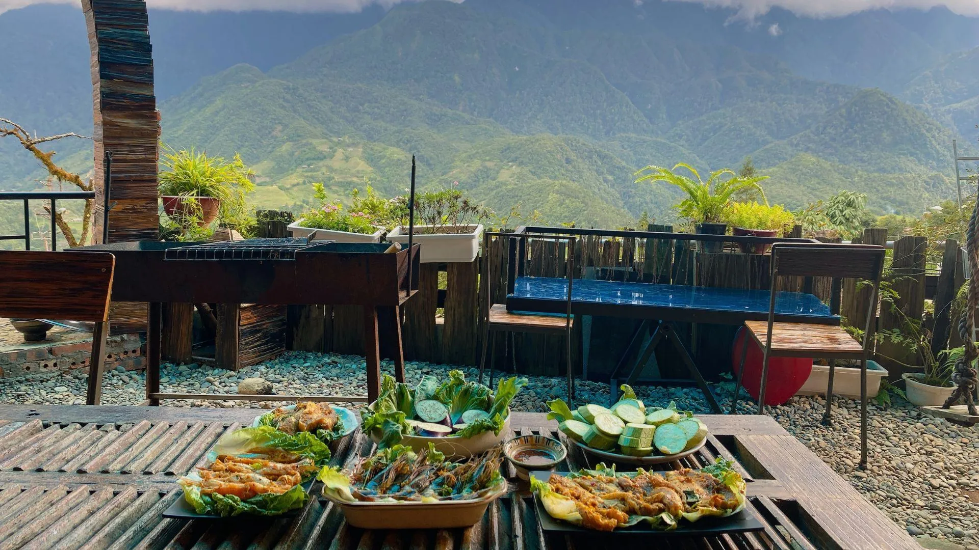 사파 D 홈 사파 2 3성급 호텔 외관