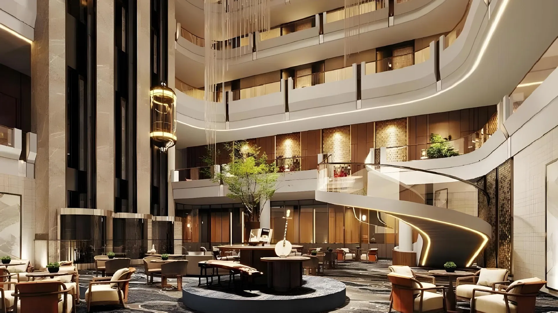 하노이 두싯 르 팔레 투 호아 하노이 5성급 호텔 로비