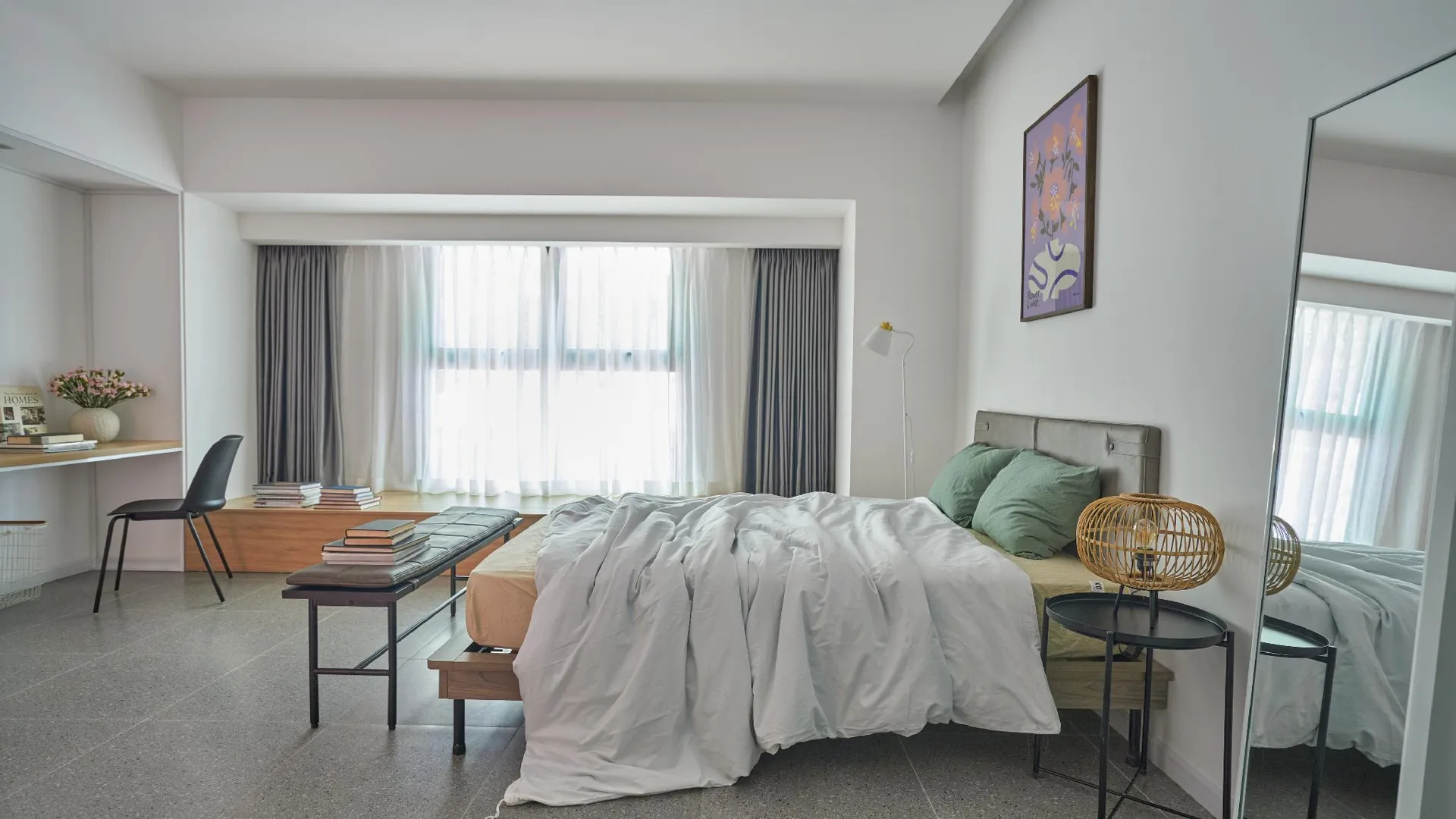 호치민 M 빌리지 리빙 호 비에우 찬 3성급 호텔 스위트룸